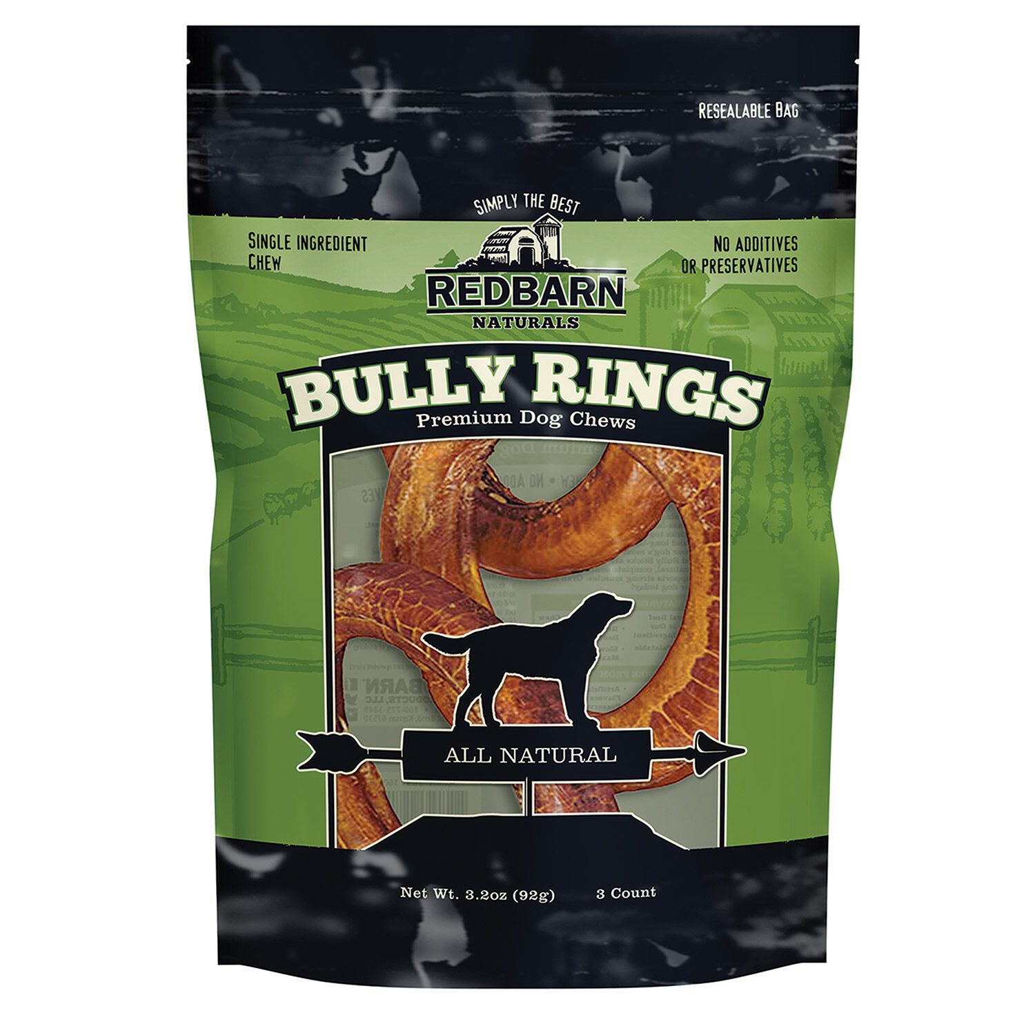 Small Bully Rings Dog Treat