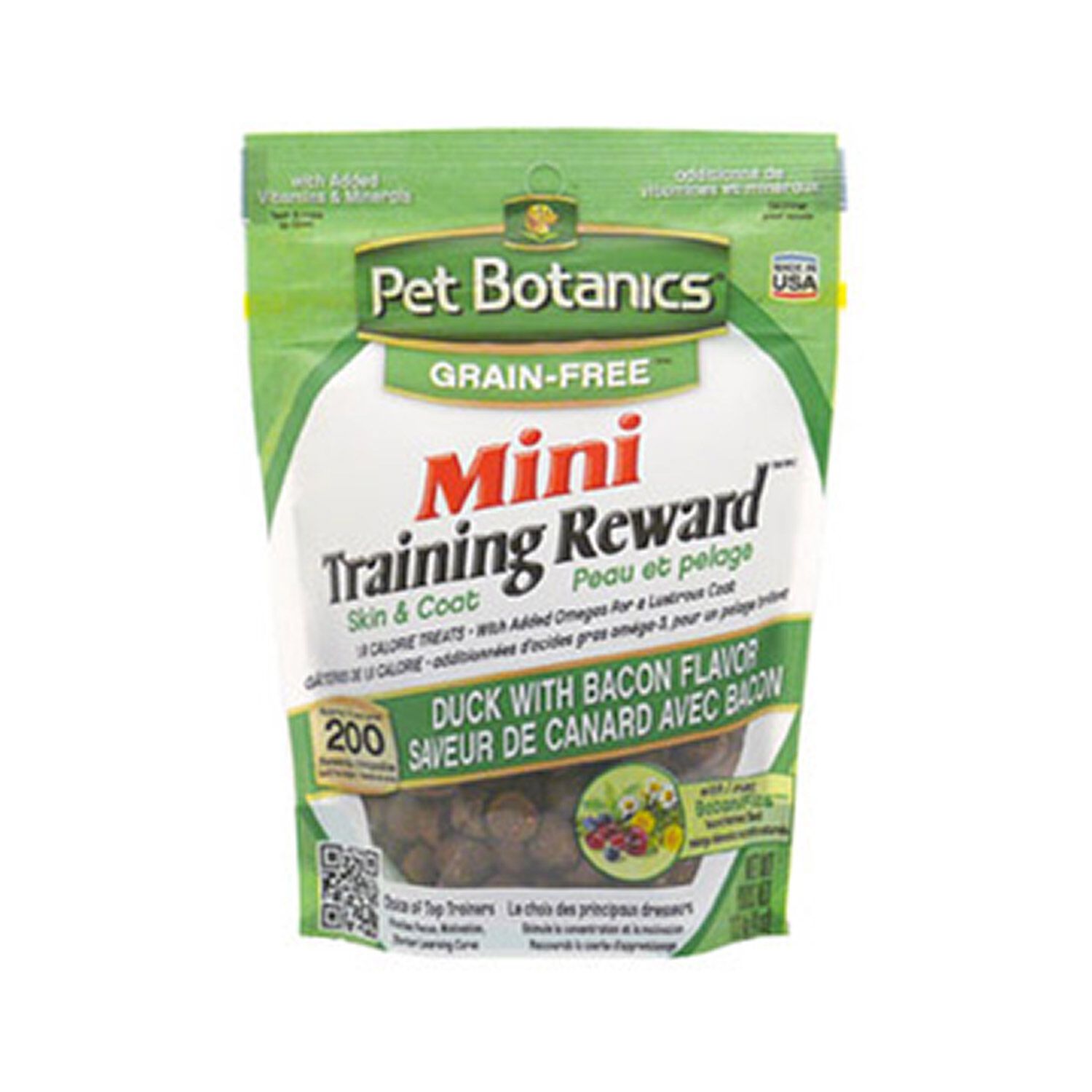 Grain-Free Mini Training Reward Duck With Bacon Flavor Dog Treat