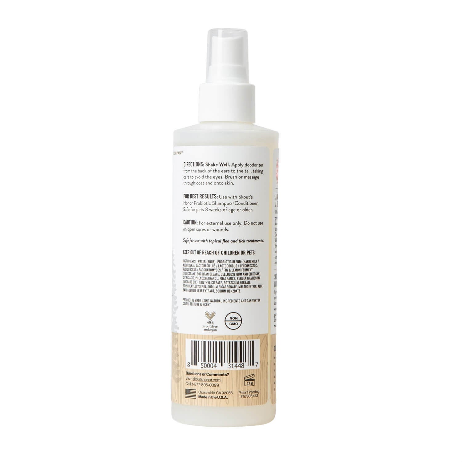 Skout's Honor Probiotic Deodorizer Dog Wood