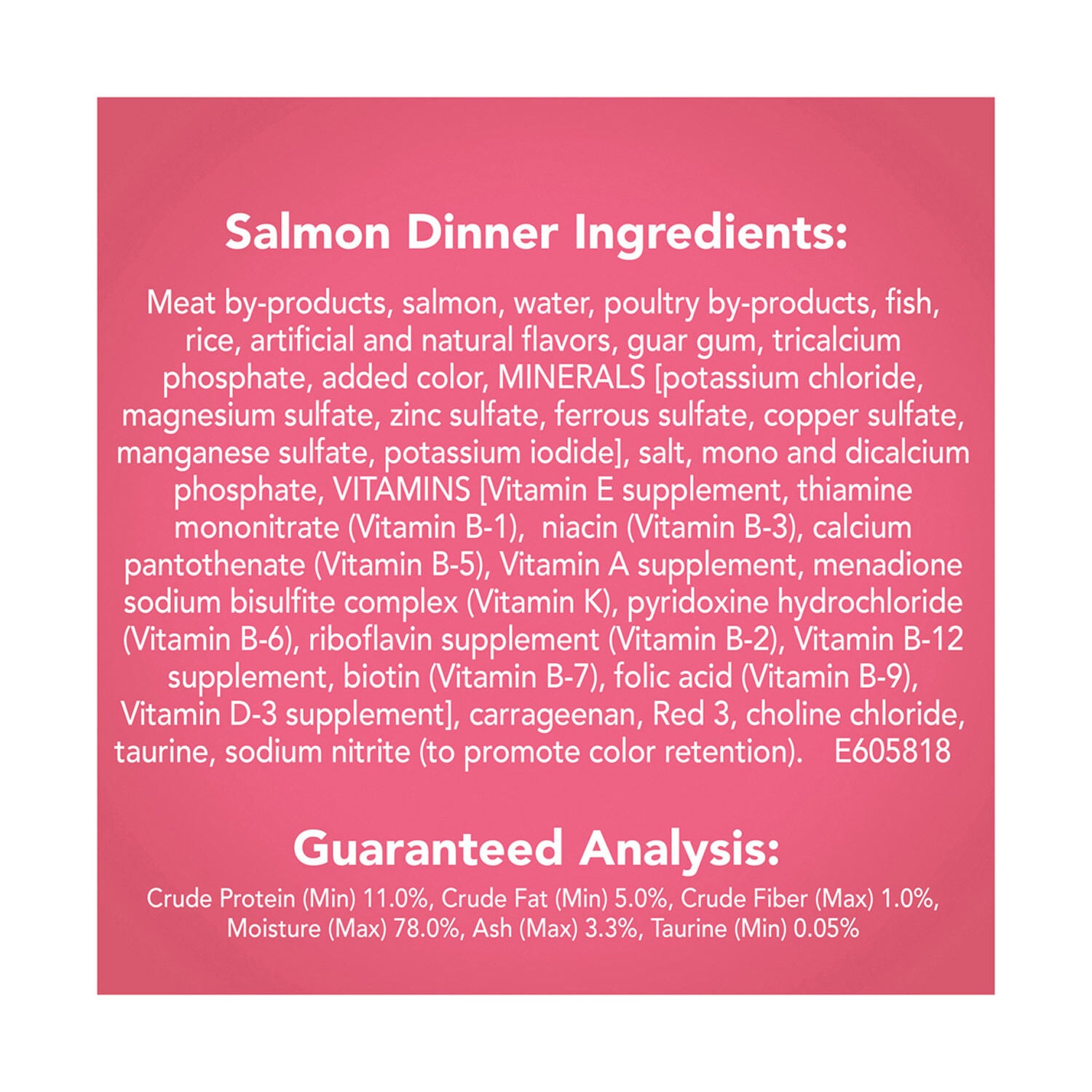 Friskies Salmon Dinner Pate Wet Cat Food