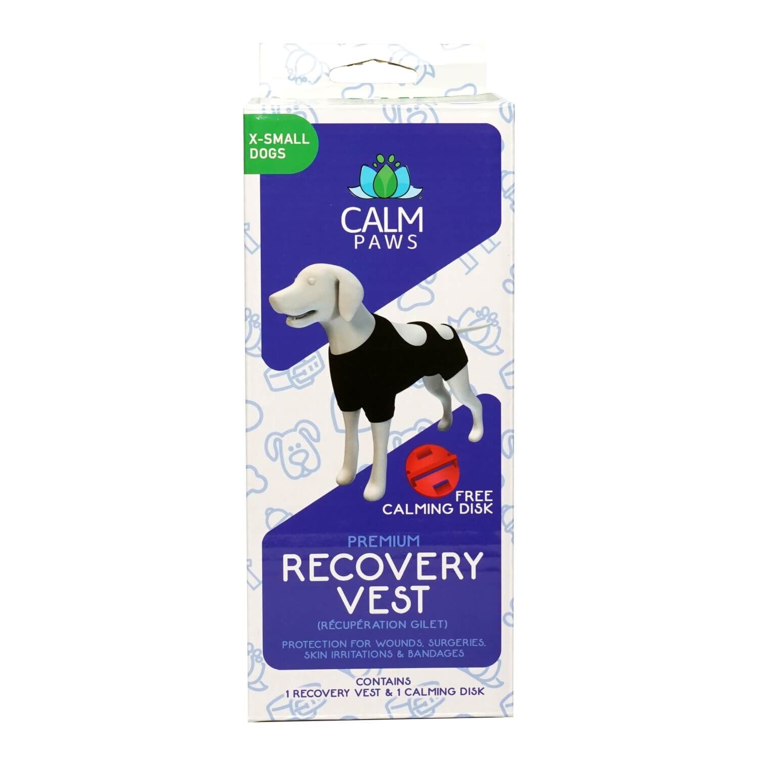 Calm Paws Calming Recovery Dog  Vest