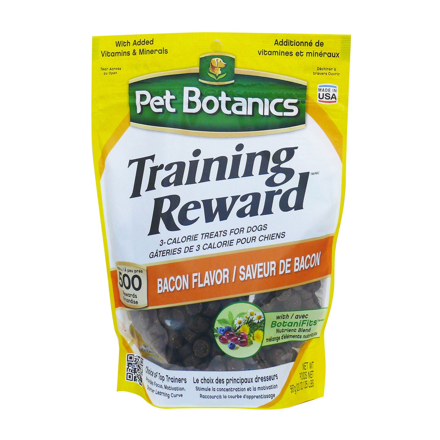 Pet Botanics Training Reward Bacon Flavor Dog Treat