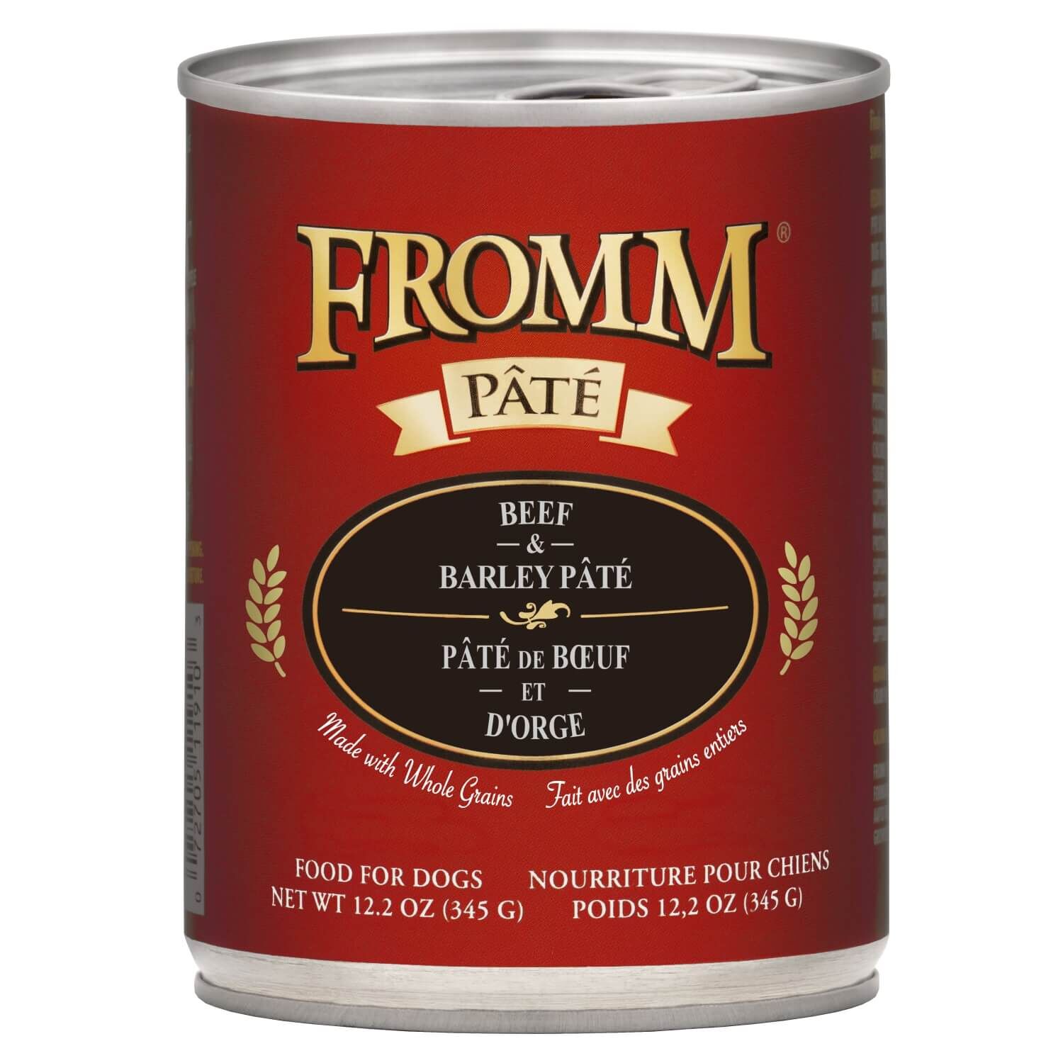 Fromm P&acirc;t&eacute; Beef & Barley P&acirc;t&eacute; Food For Dogs 12.2 Oz