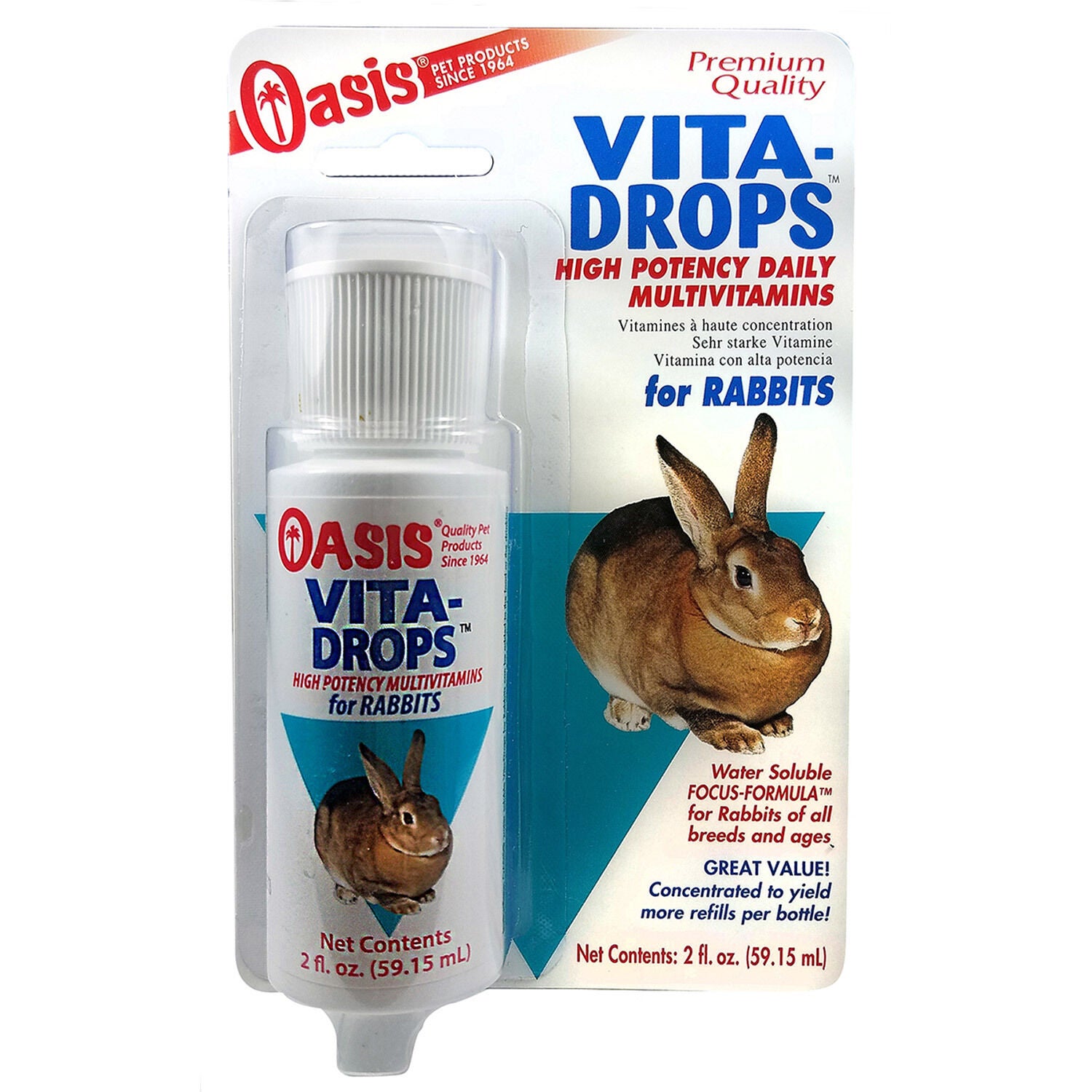 Oasis Vita Drops For Rabbits