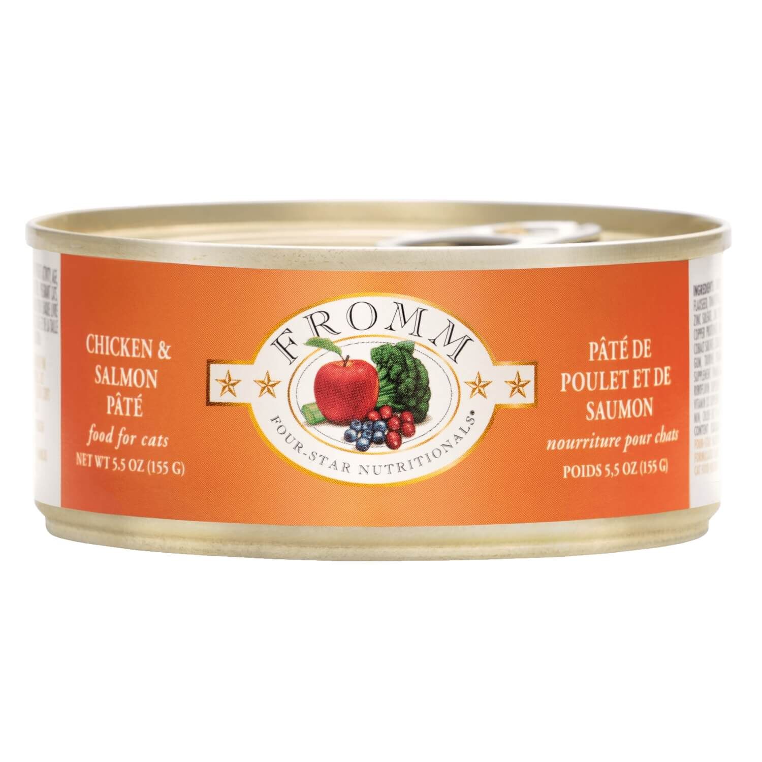 Fromm Four-Star Chicken & Salmon P&acirc;t&eacute; Food For Cats 5.5 Oz