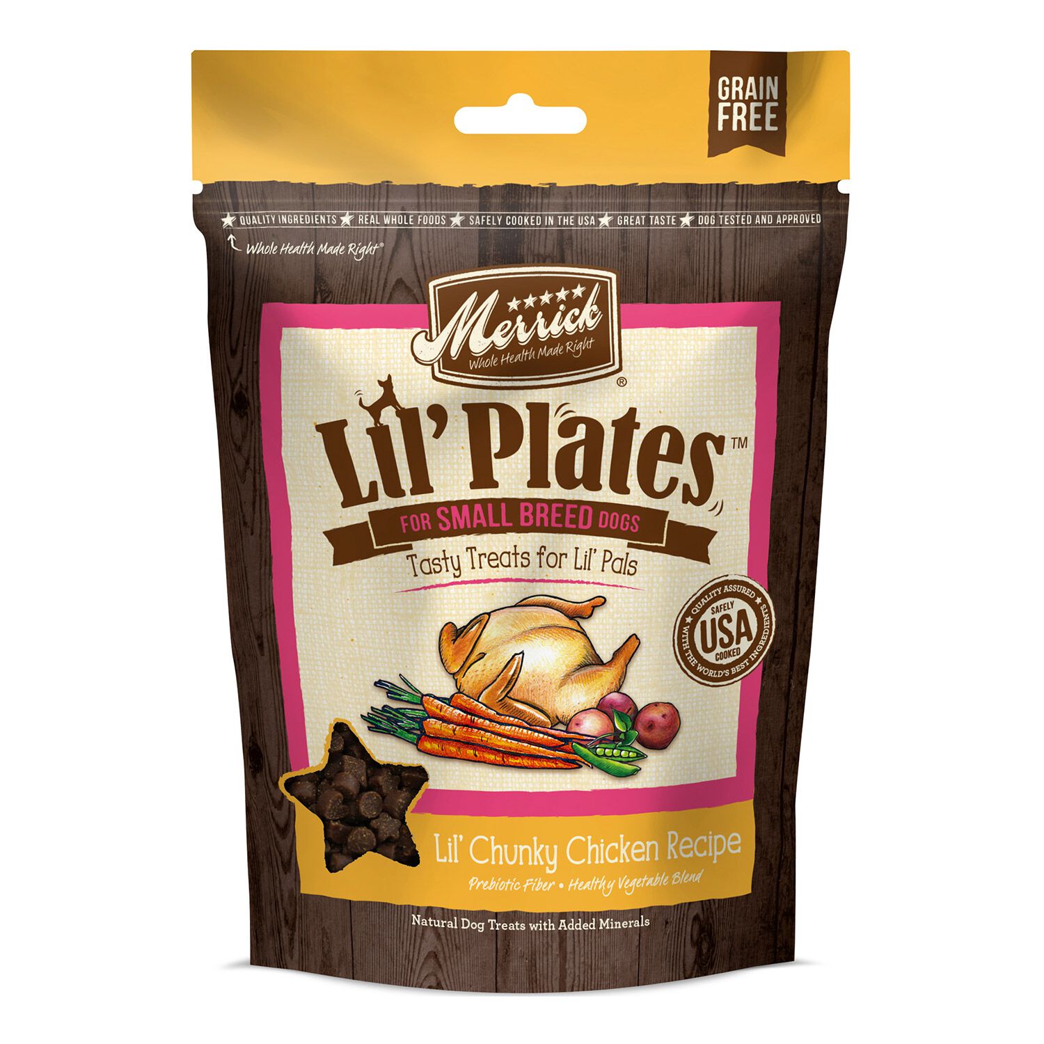 Merrick Lil' Plates Lil' Chunky Chicken Recipe Dog Treats