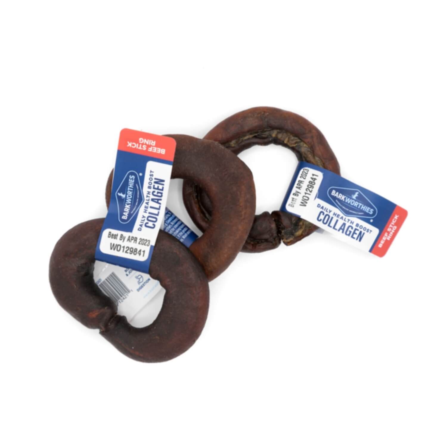 Barkworthies Collagen Ring Dog Treat