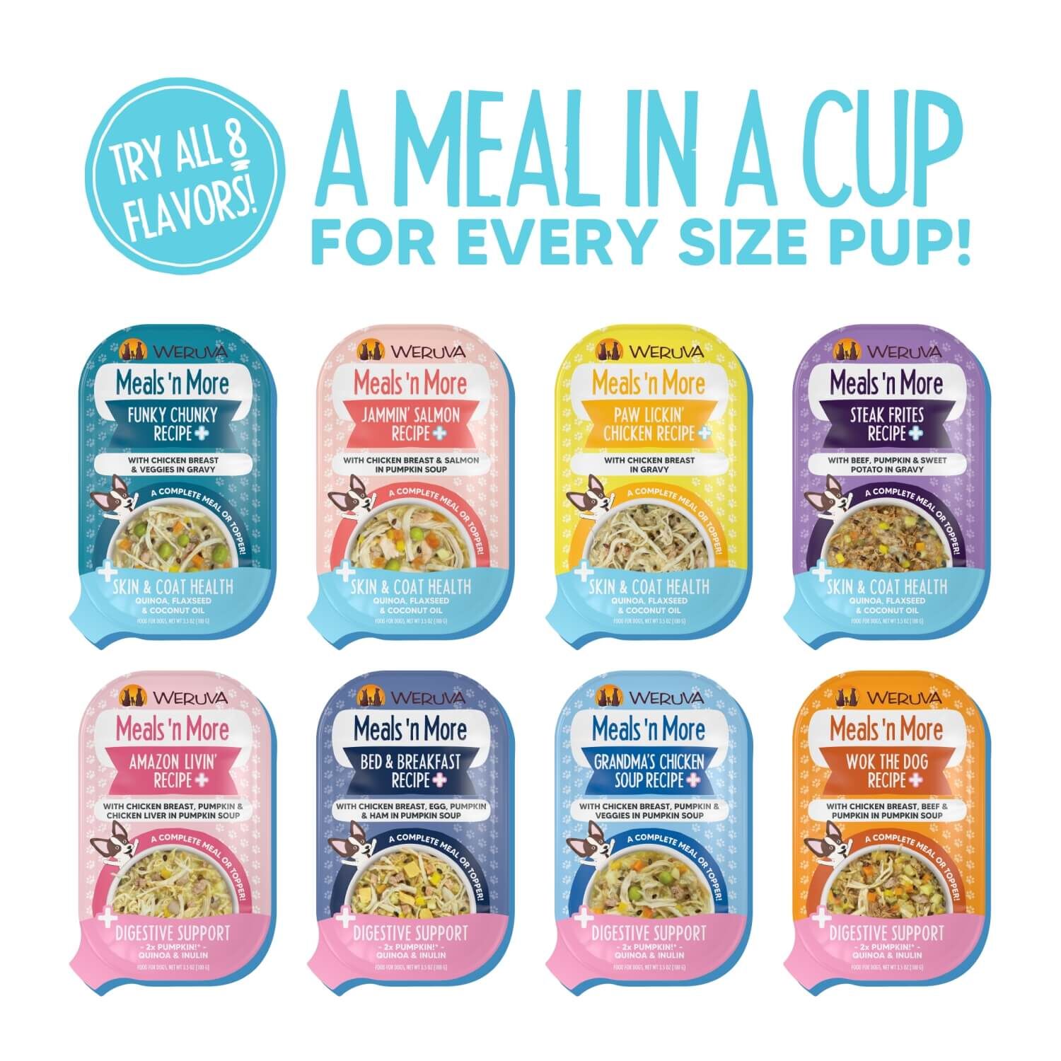 Weruva Dog Meals 'N More Natural Funky Chunky Recipe Plus Skin & Coat Health Wet Dog Food