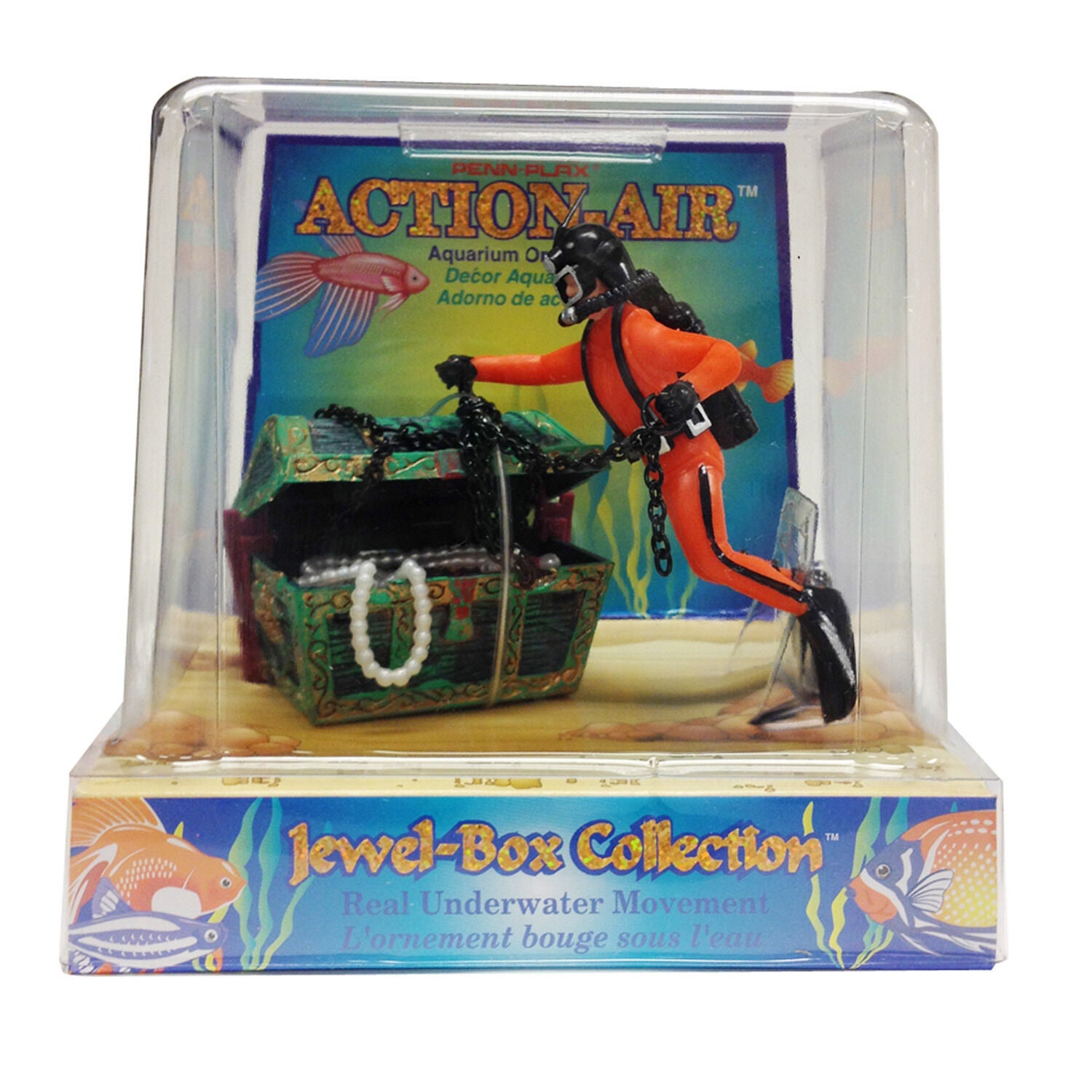 Treasure Diver Aquarium Ornament