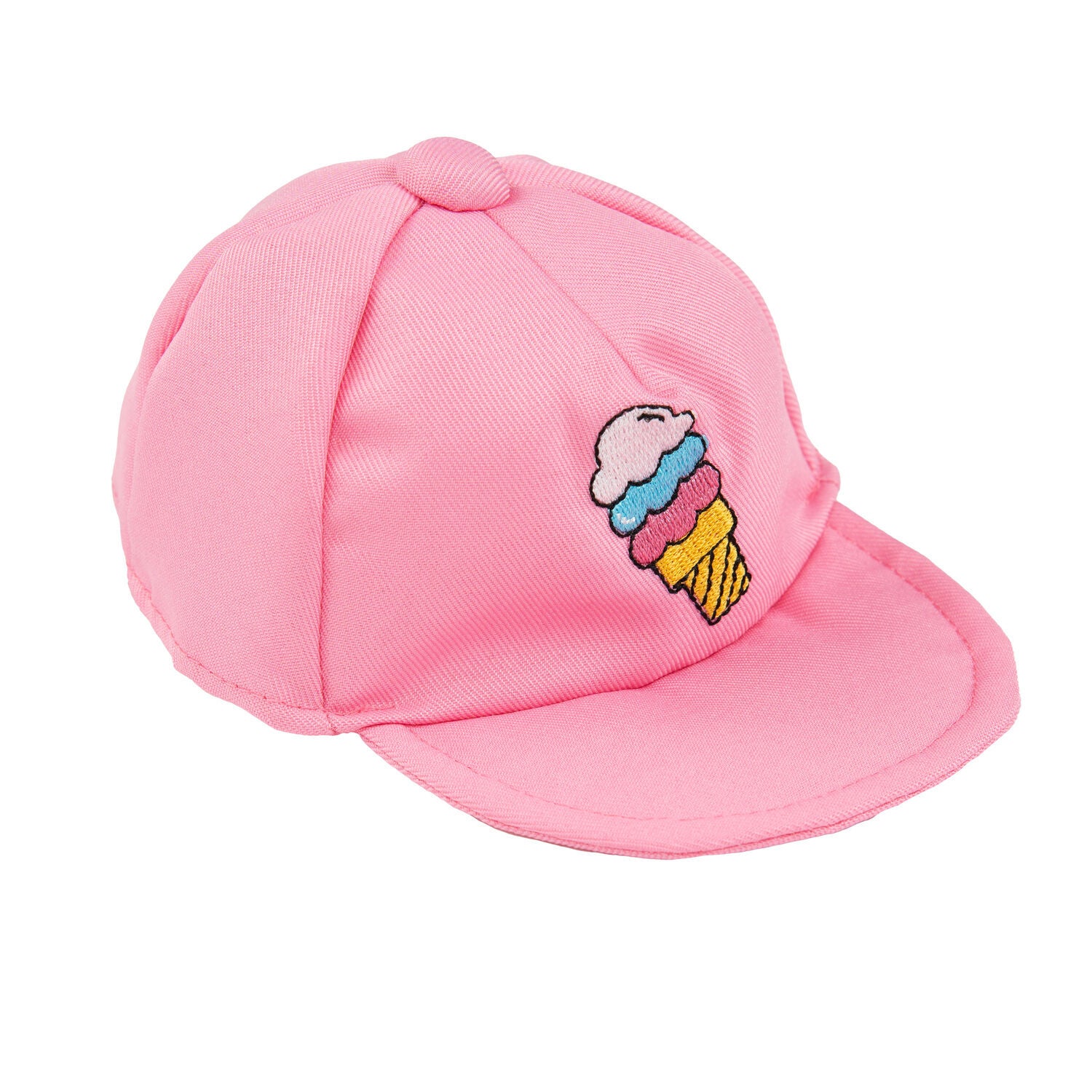 Simply Dog Pink Ice Cream Baseball Cap Dog Hat