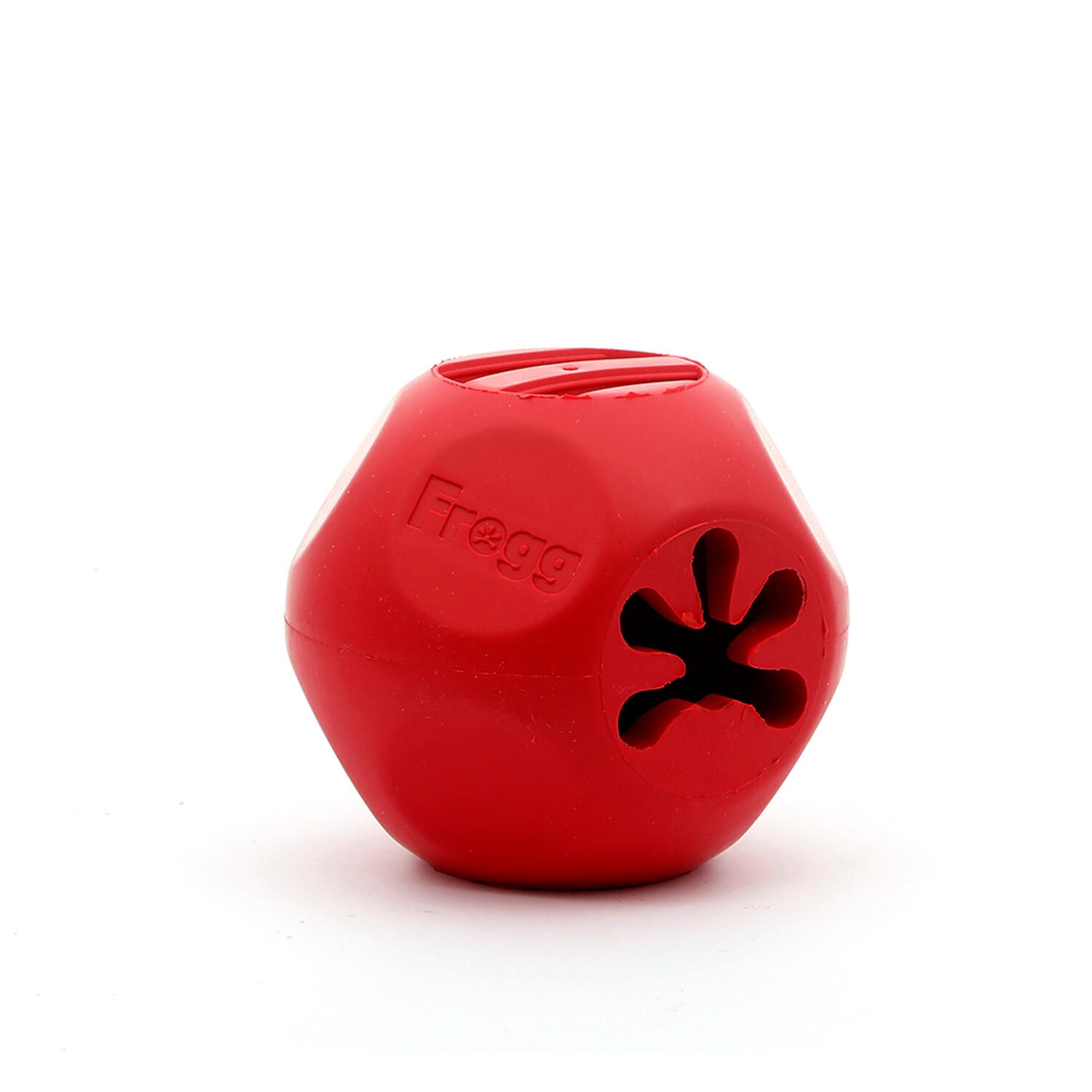 Frogg Bobbly Ball Eco-Friendly Treat Dispensiving Dog Toy, Medium