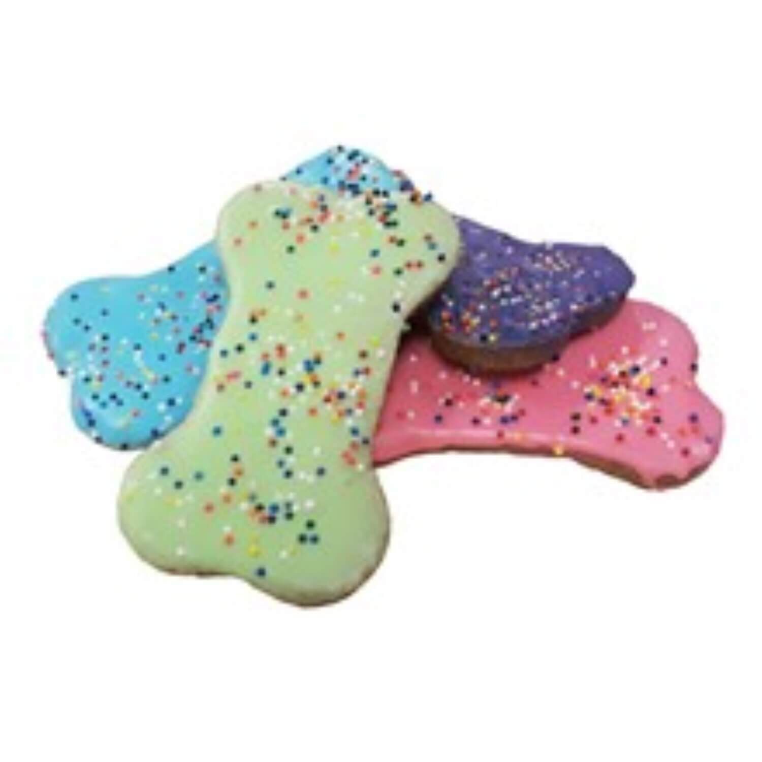 Pawsitively Gourmet Confetti Bone Hand Decorated Dog Treat