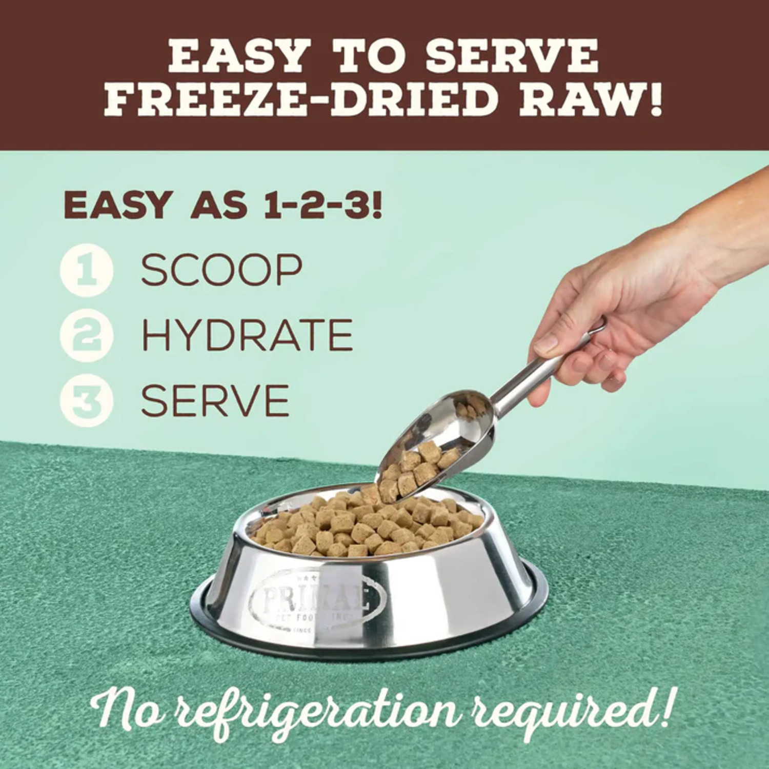 Primal Pronto Freeze-Dried Raw Chicken Recipe Freeze-Dried Dog Food, 25 Oz