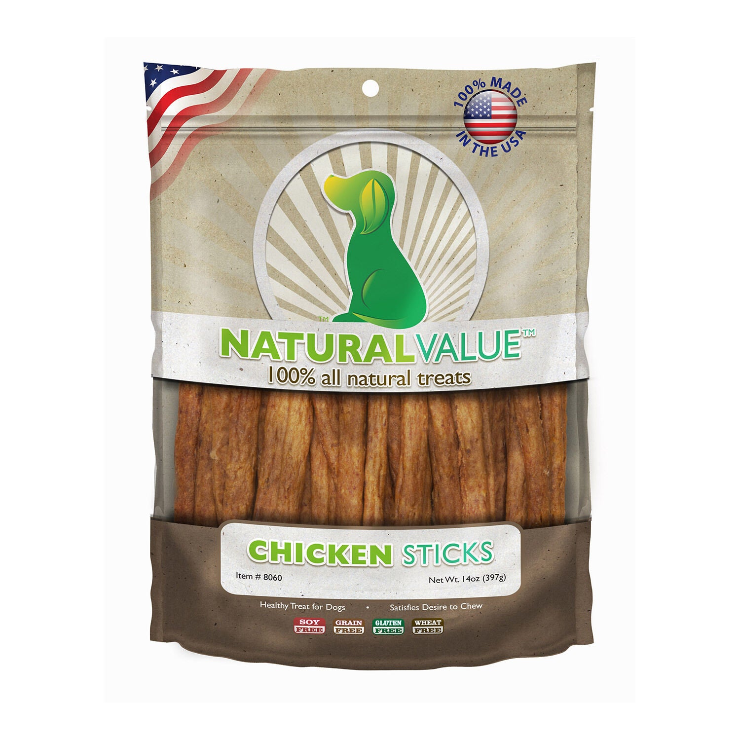 Loving Pets Natural Value Soft Chicken Sticks Dog Treat