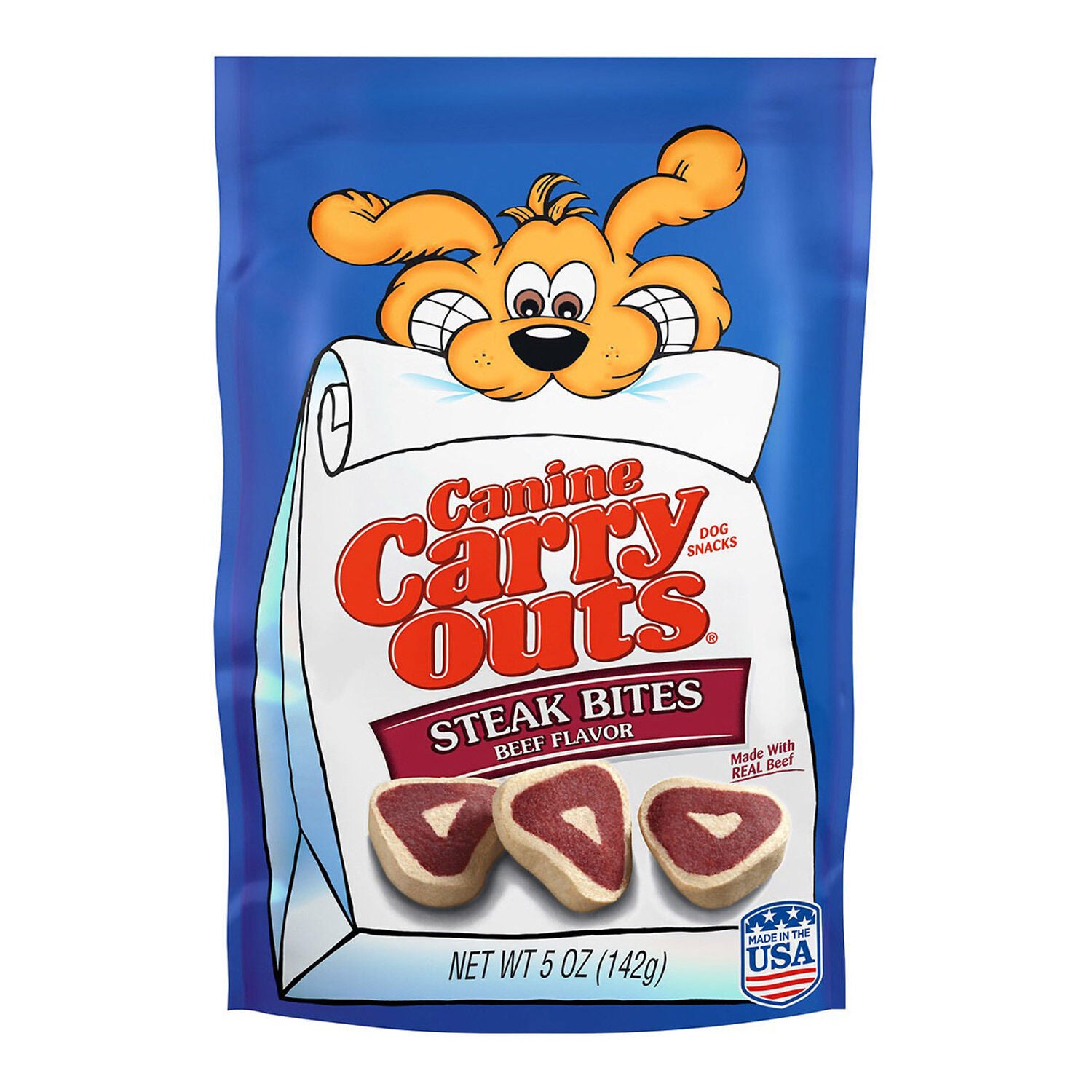 Canine Carry Outs Steak Bites Beef Flavor Dog Treat