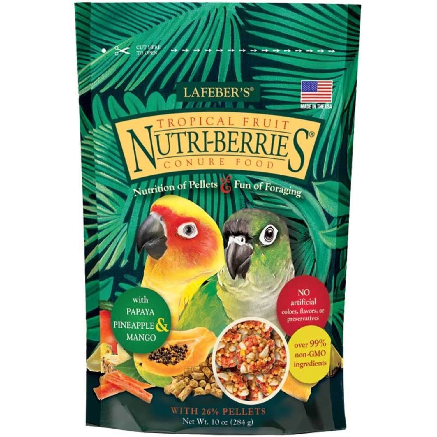 Lafeber Conure Tropical Fruit Nutri-Berries Bird Food
