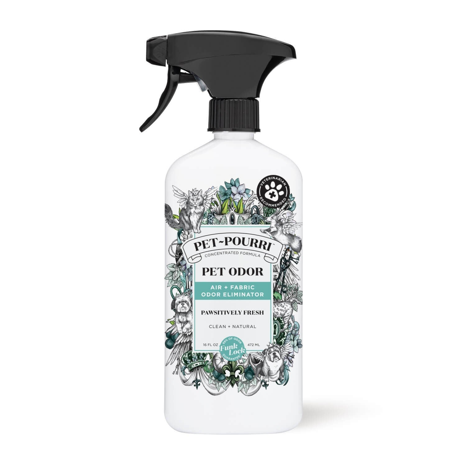 Pet-Pourri Pawsitively Fresh Pet Odor Eliminator Spray, 16-Oz