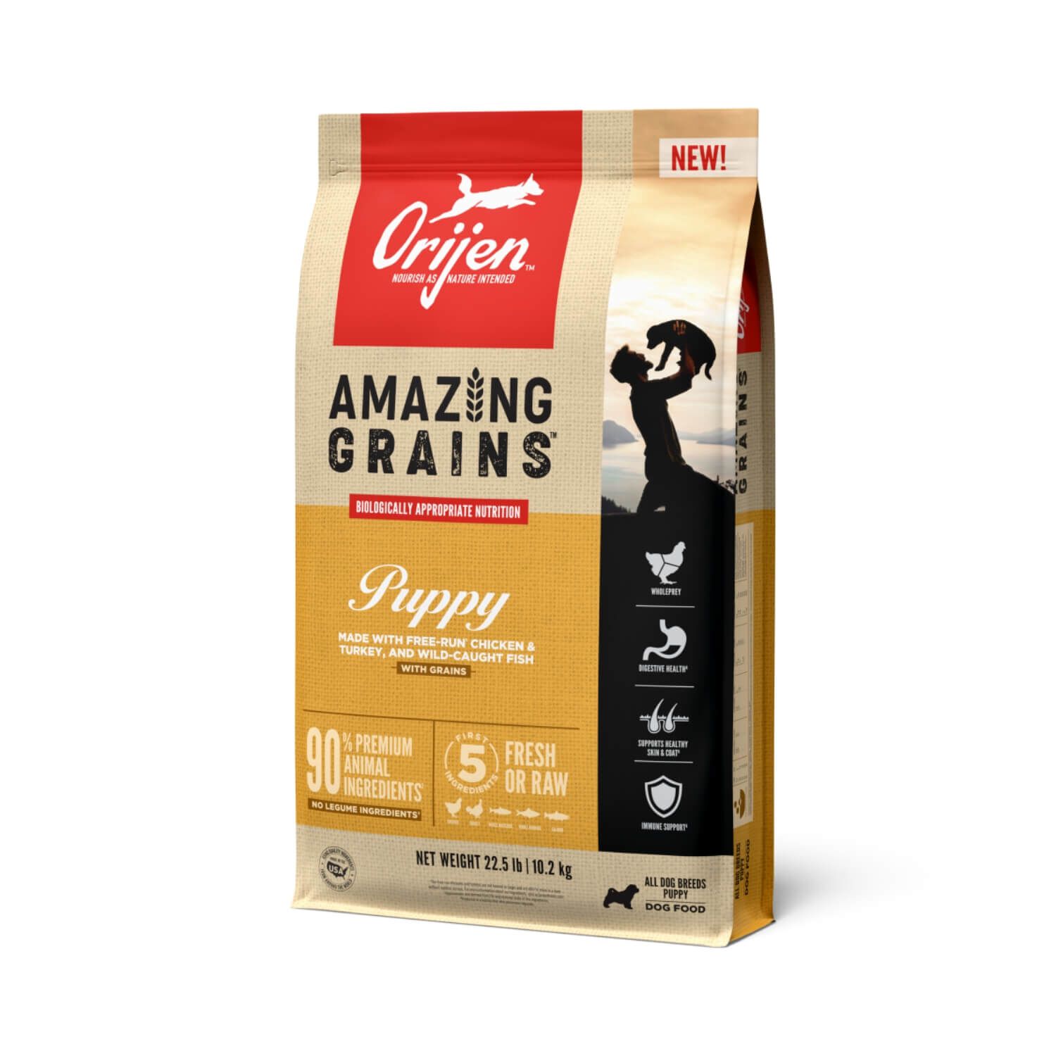Orijen Amazing Grains High Protein Dry Puppy Food