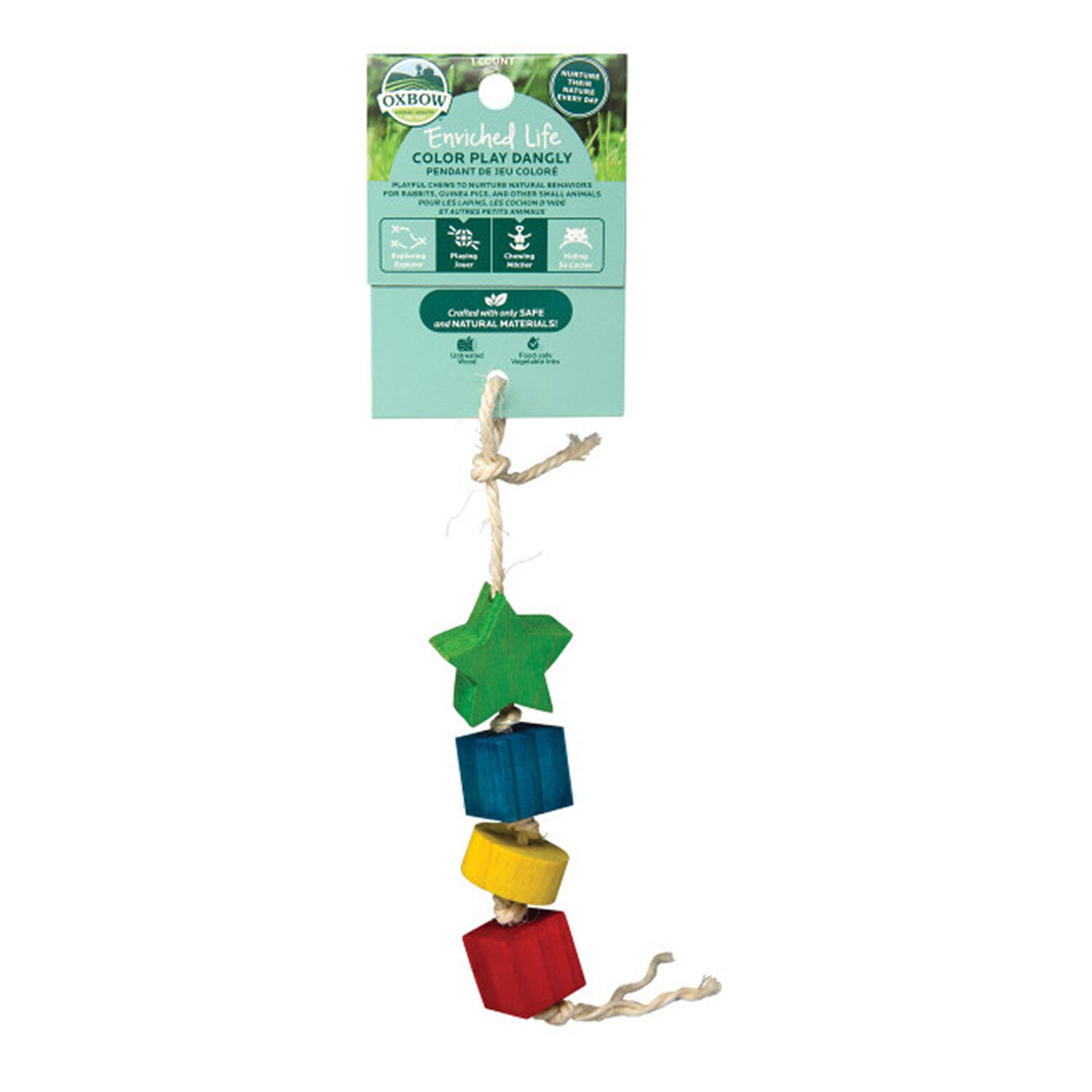 Oxbow Enriched Life Color Play Dangly Toy For Small Animals