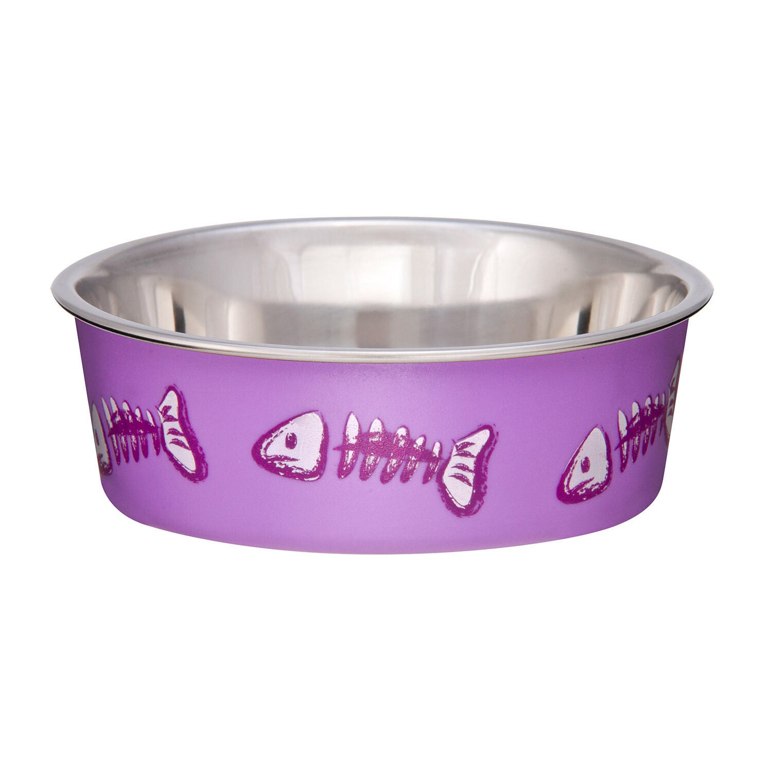 Bella Bowl Fish Skeleton - Purple