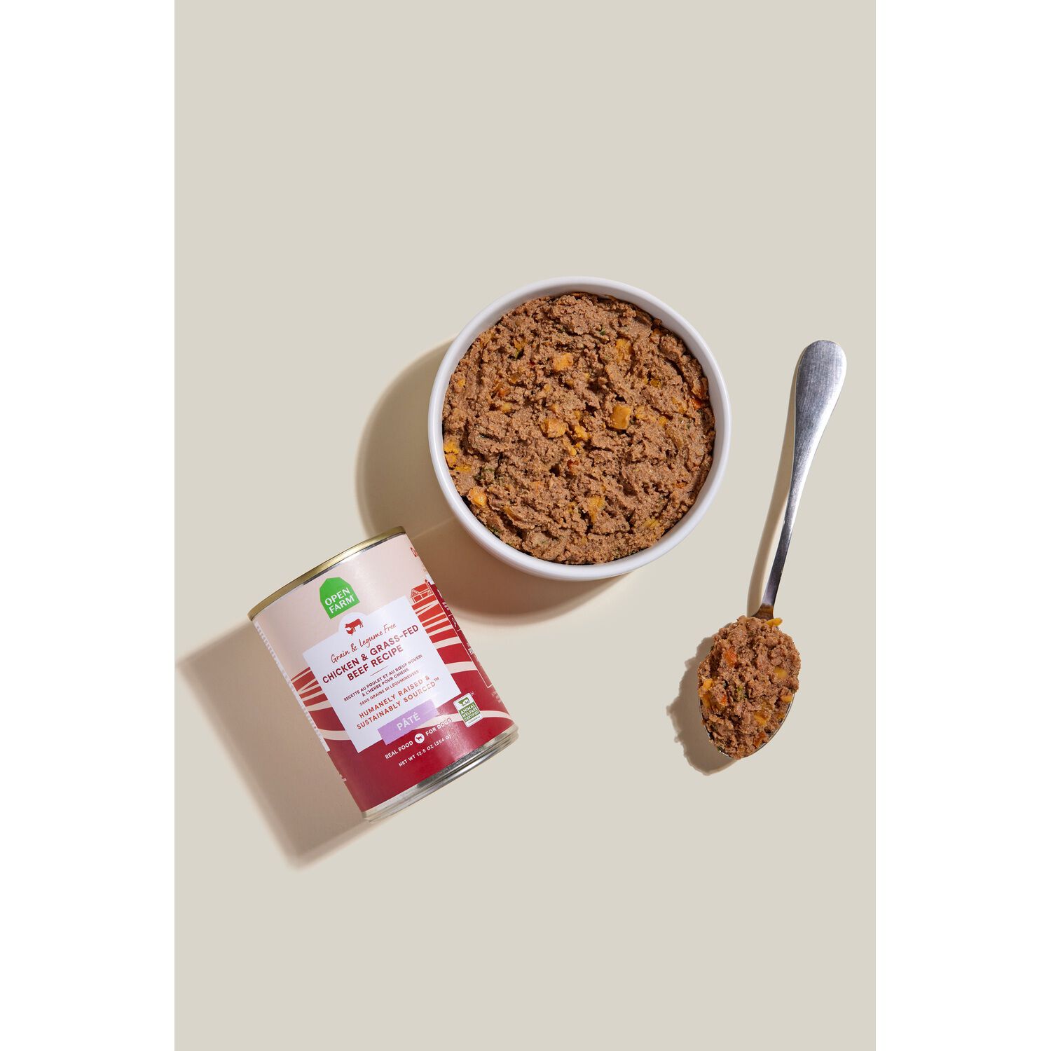 Open Farm Chicken & Grass-Fed Beef P&acirc;t&eacute; Wet Dog Food, 12.5Oz - Pack Of 12