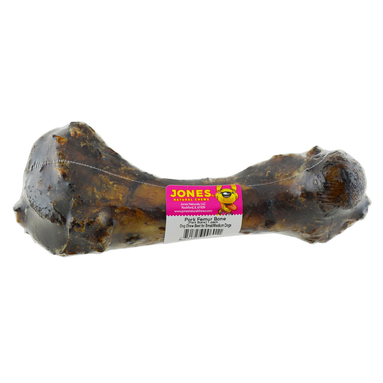 Jones Natural Chews Pork Femur Bone Dog Treat