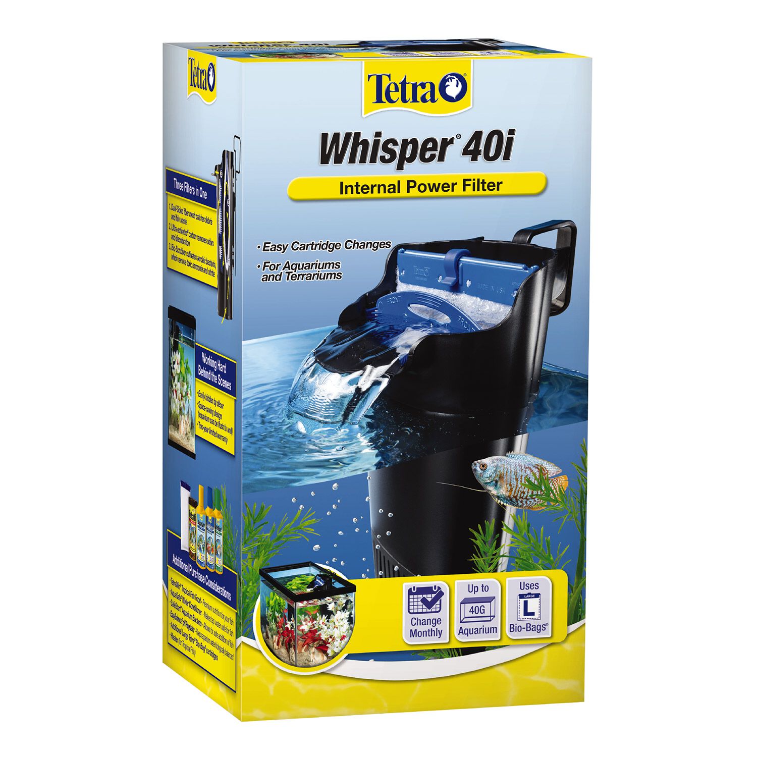Tetra Whisper 40I Internal Power Filter