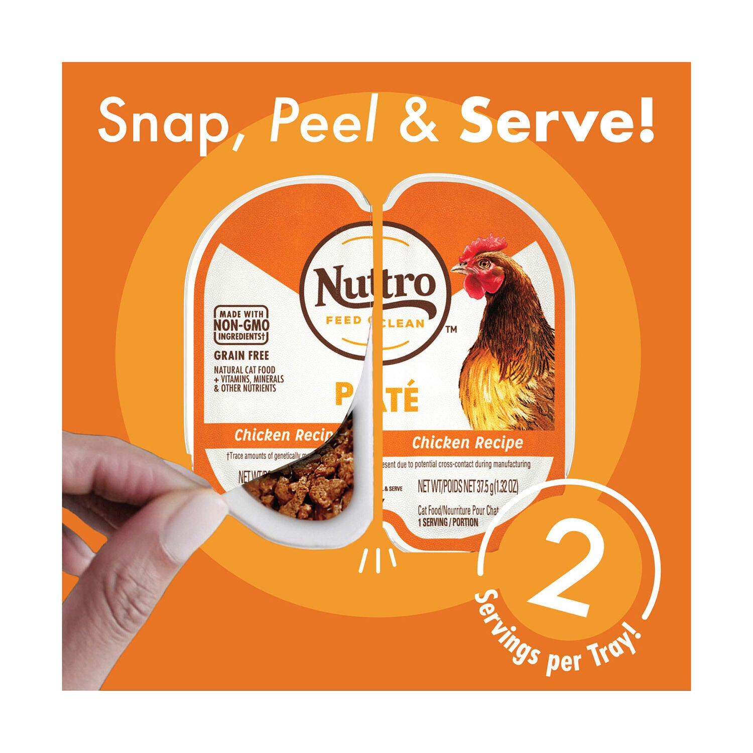 Nutro Perfect Portions Pate Real Chicken Cat Food