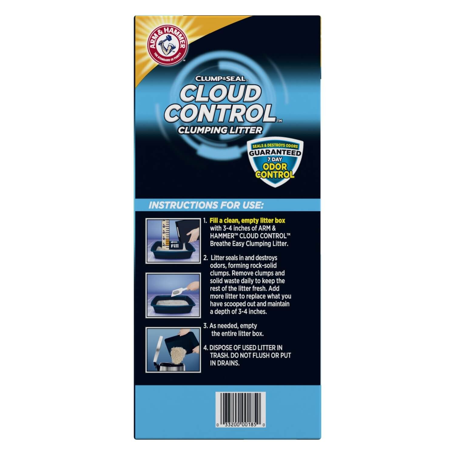 Arm & Hammer Clump & Seal Cloud Control Multi-Cat Cat Litter