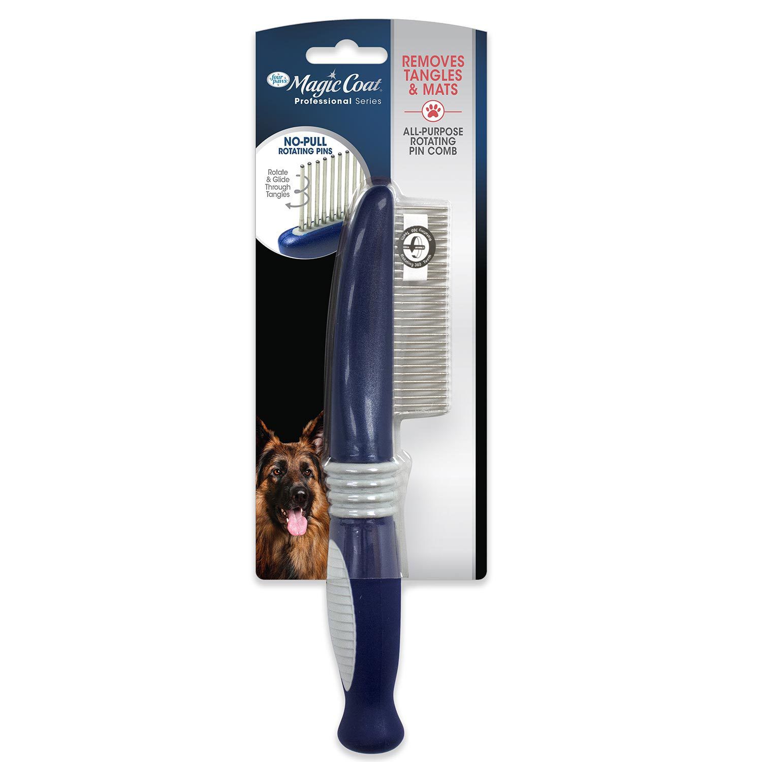 Professional Series All-Purpose Rotating Pin Comb For Dogs