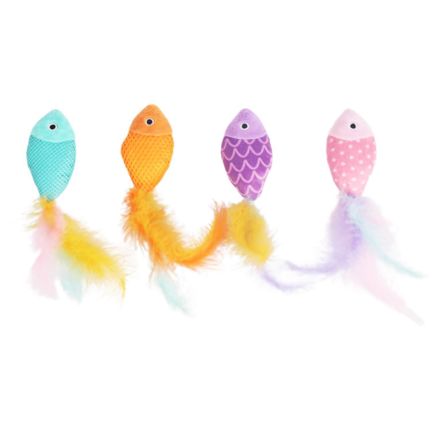 #Bff Feather Fish Cat Toy
