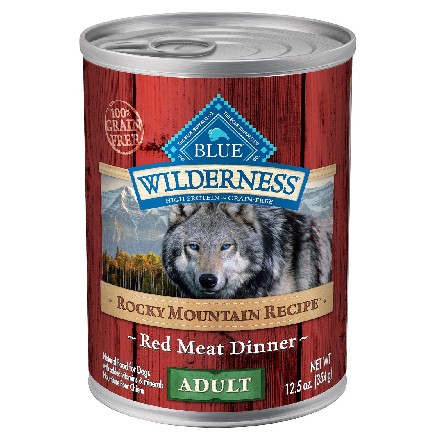 Blue Buffalo Wilderness Rocky Mountain Adult Recipe Red Meat Dinner Dog Food