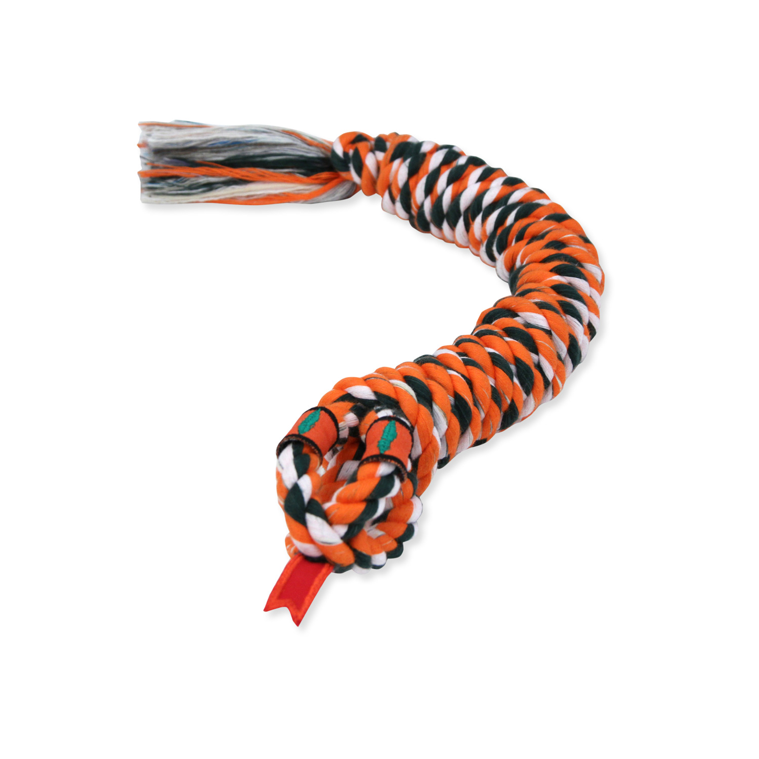 Mammoth Medium Snakebiter Shorty Dog Toy, 18"