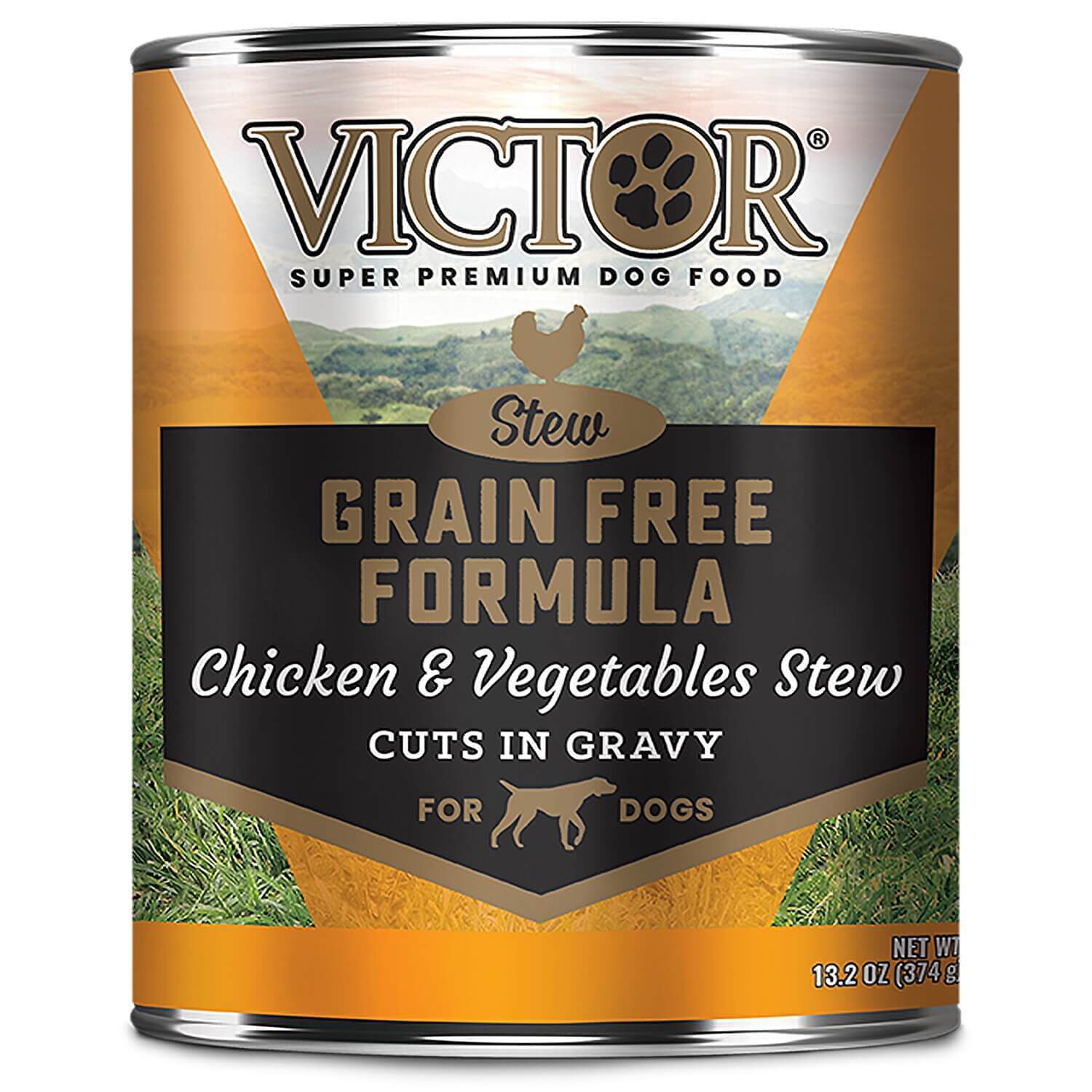 Victor Grain-Free Chicken And Vegetables Stew Cuts In Gravy Wet Dog Food, 13.2Oz