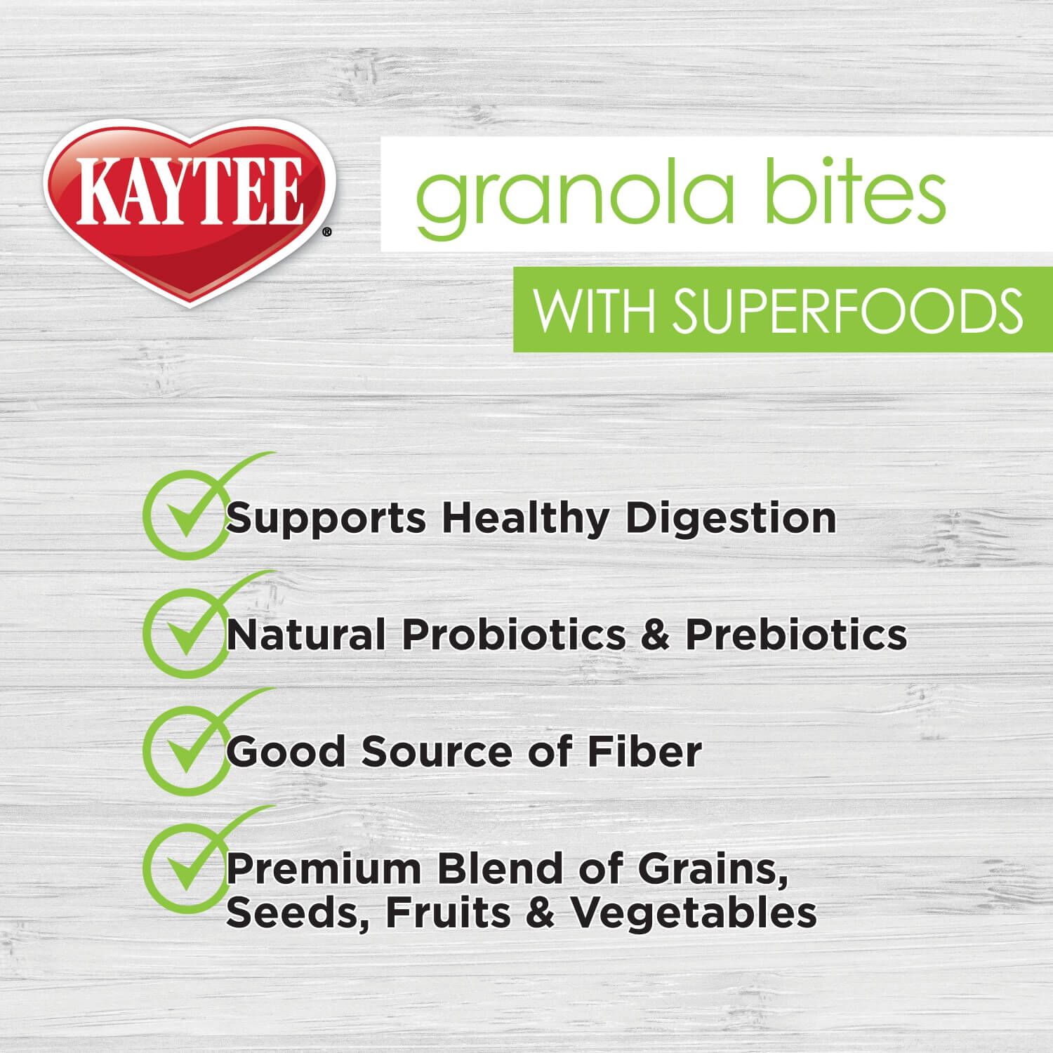 Kaytee Granola Bites, Berry & Flax