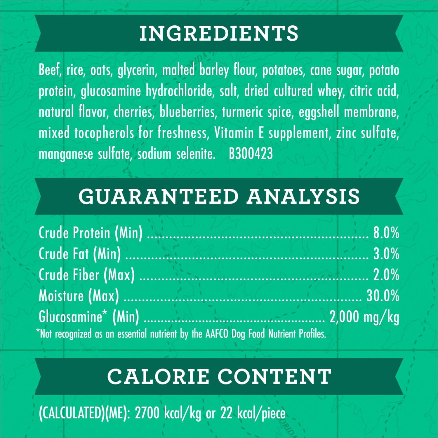 Zuke's Hip & Joint Soft & Chewy Dog Treats, Beef Recipe
