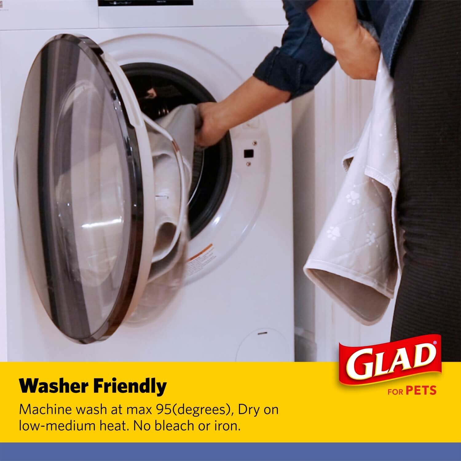 Glad For Pets Washable Training Pads For Dogs - 2 Pack