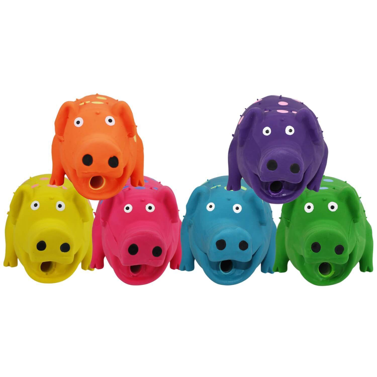 Multipet Globlet Squeaky Dog Toy, 9In, Assorted, 1 Each