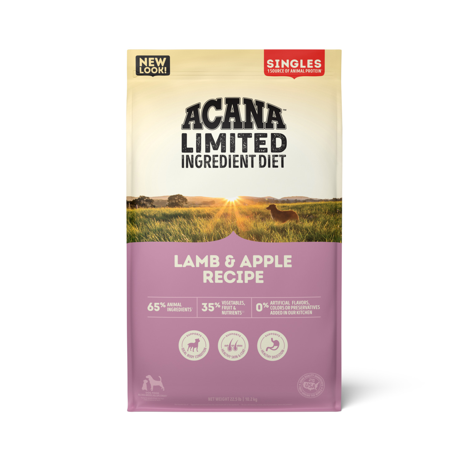 Acana Singles Limited Ingredient Diet Lamb & Apple Recipe Grain Free Dry Dog Food