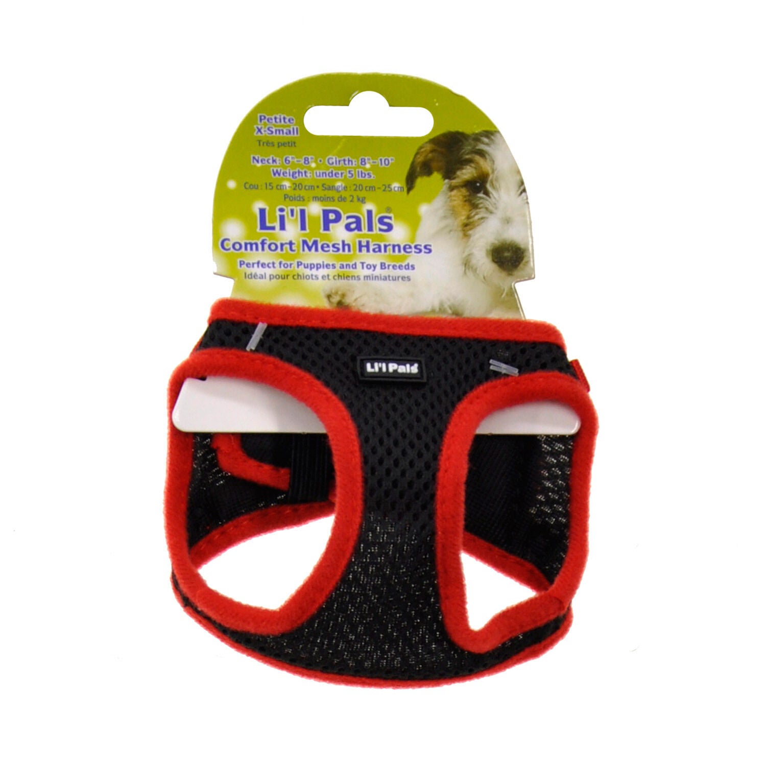 Coastal Pet Products Li'l Pals Comfort Mesh Dog Harness - Black
