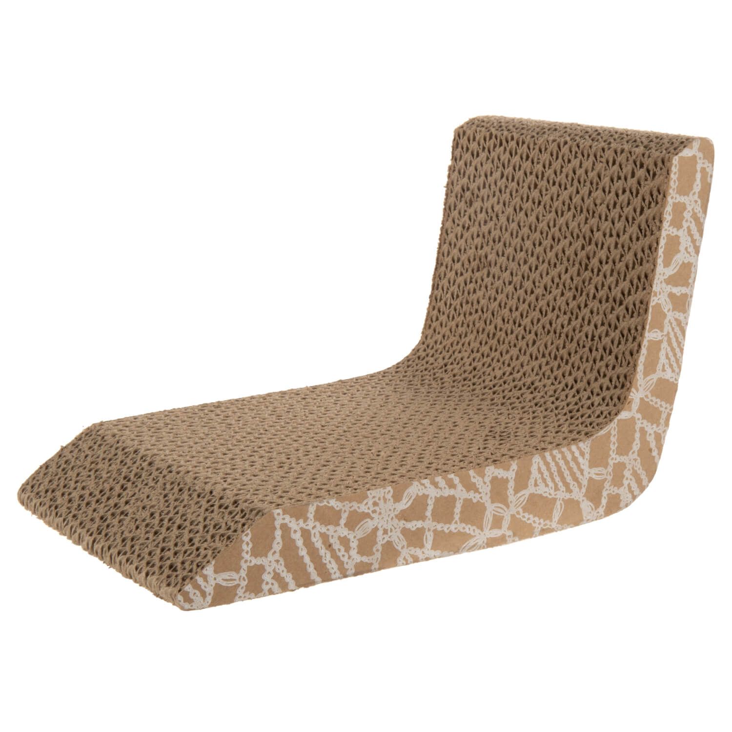 Instincts By Smartykat&reg; Scratcher's Choice+ Ramp Catnip-Infused Reversable Corrugate Cat Scratcher, Versatile Angled Scratcher & Lounge, Large