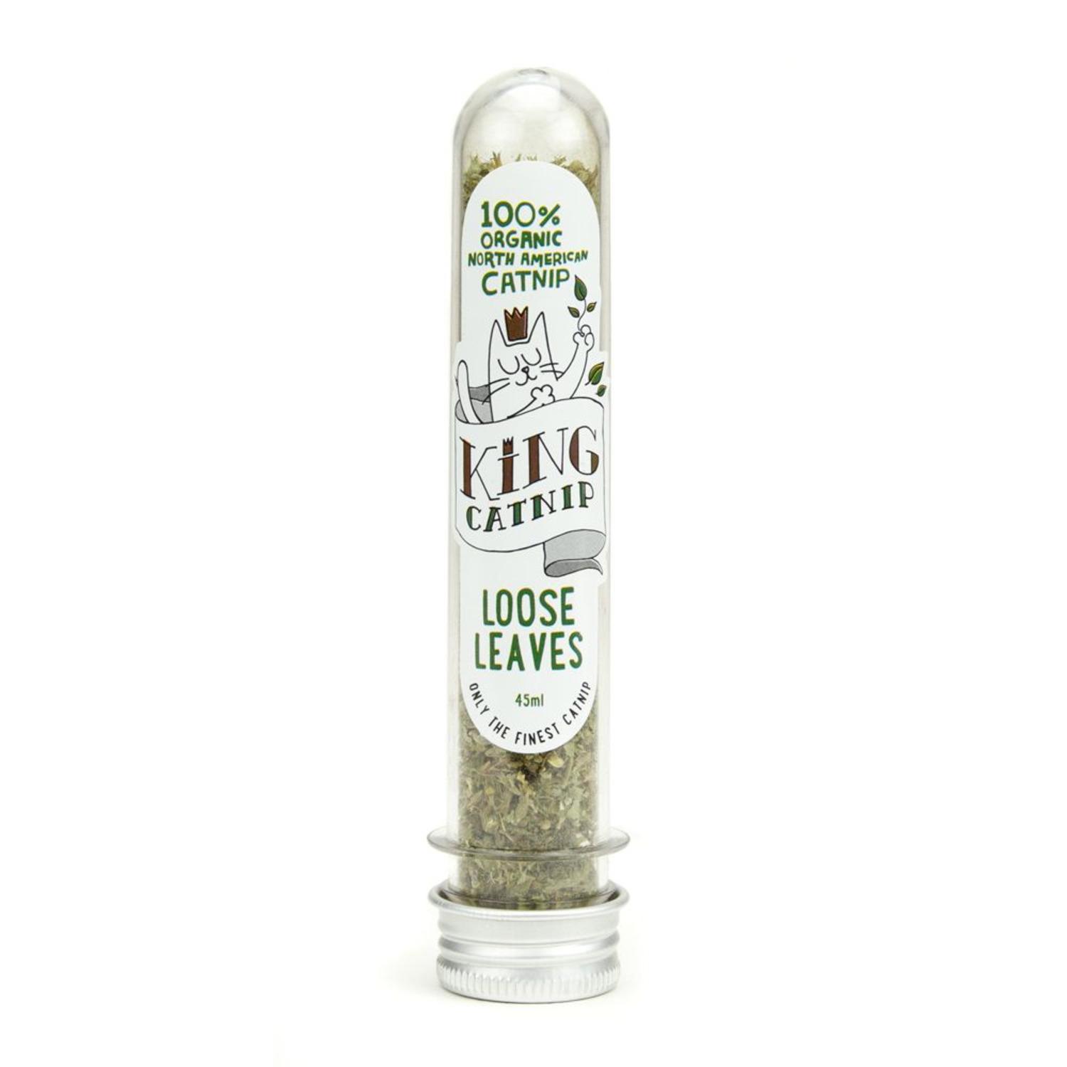 King Catnip Organic Loose Leaf Catnip In Tube