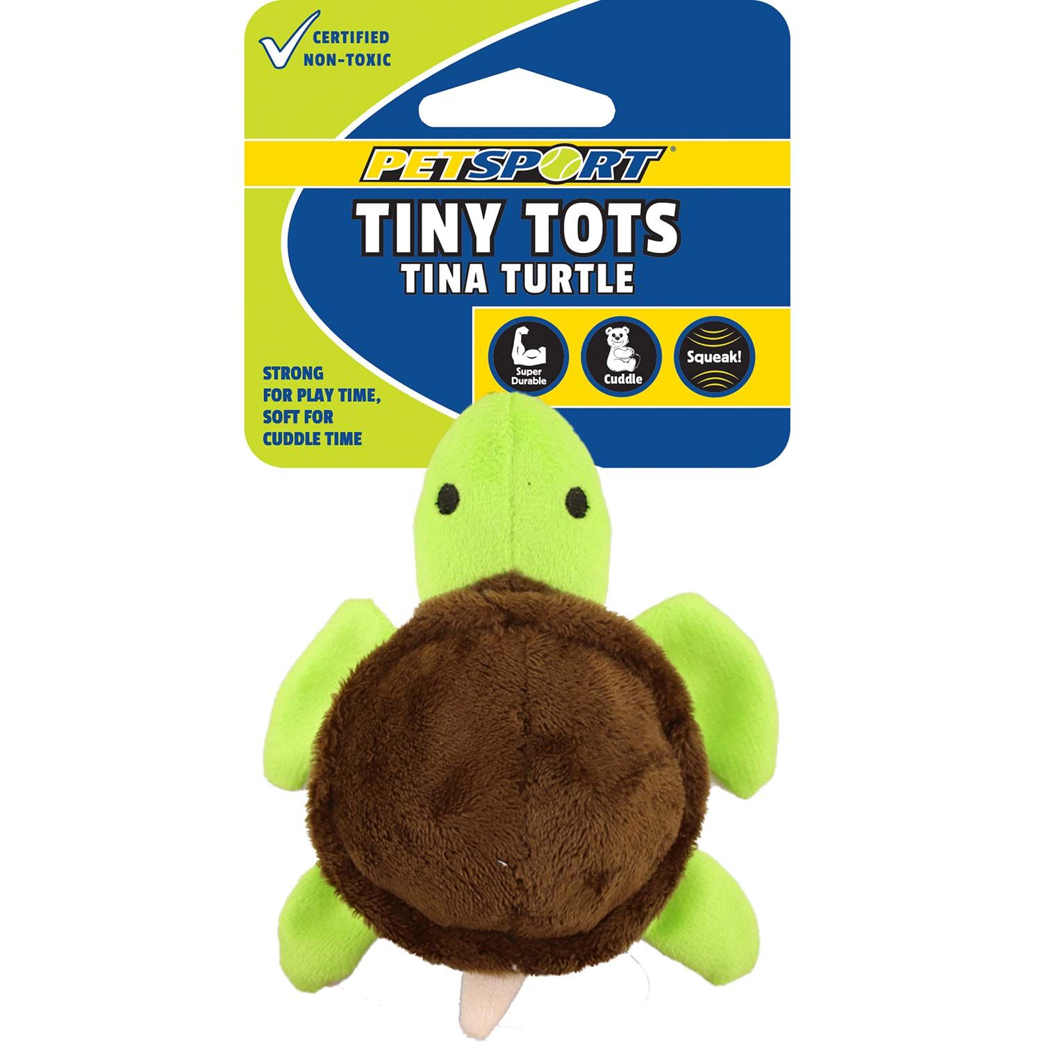 Petsport Tiny Tots Tina Turtle Dog Toy