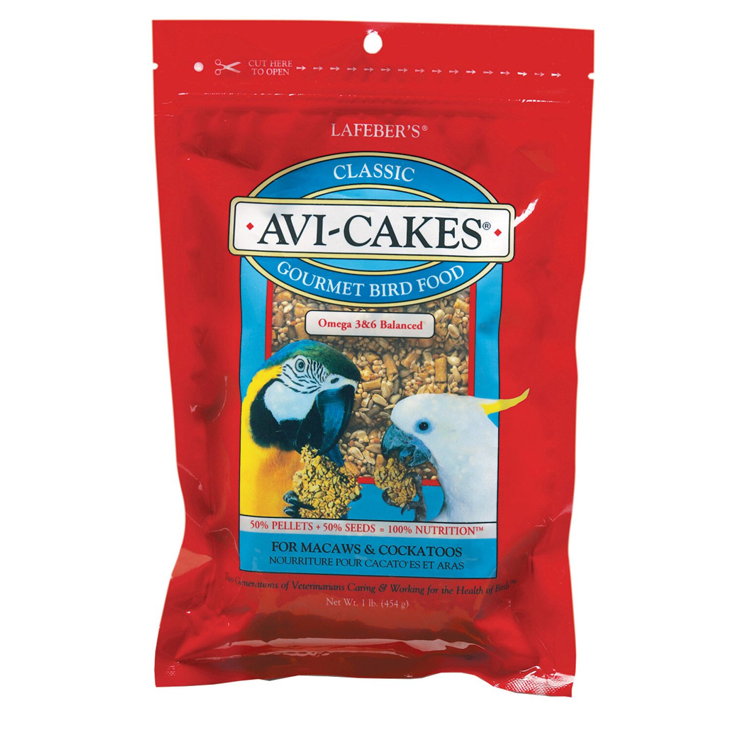 Lafeber Macaw/Cockatoo Avi-Cakes Bird Food