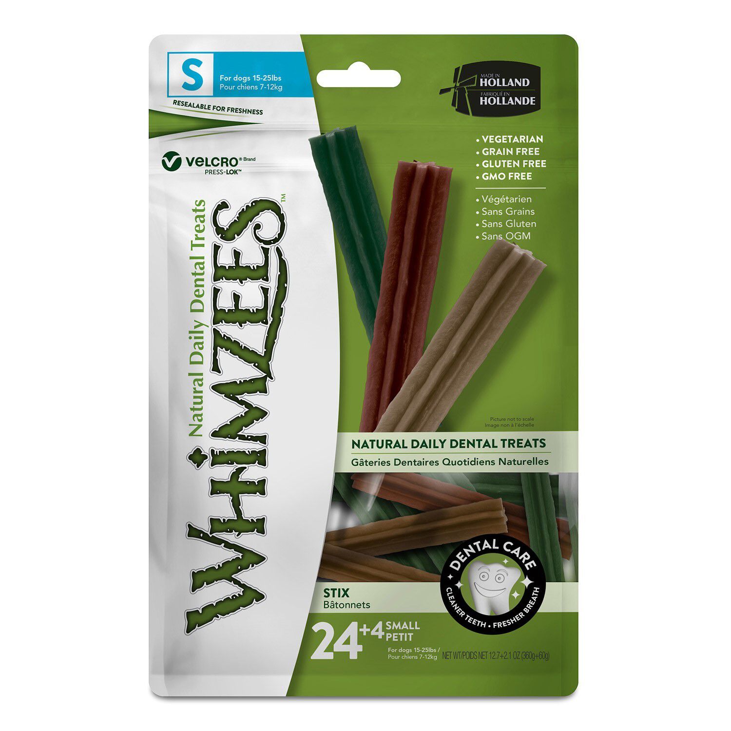 Whimzees By Wellness Stix Natural Grain-Free Dental Treats For Dogs, Small