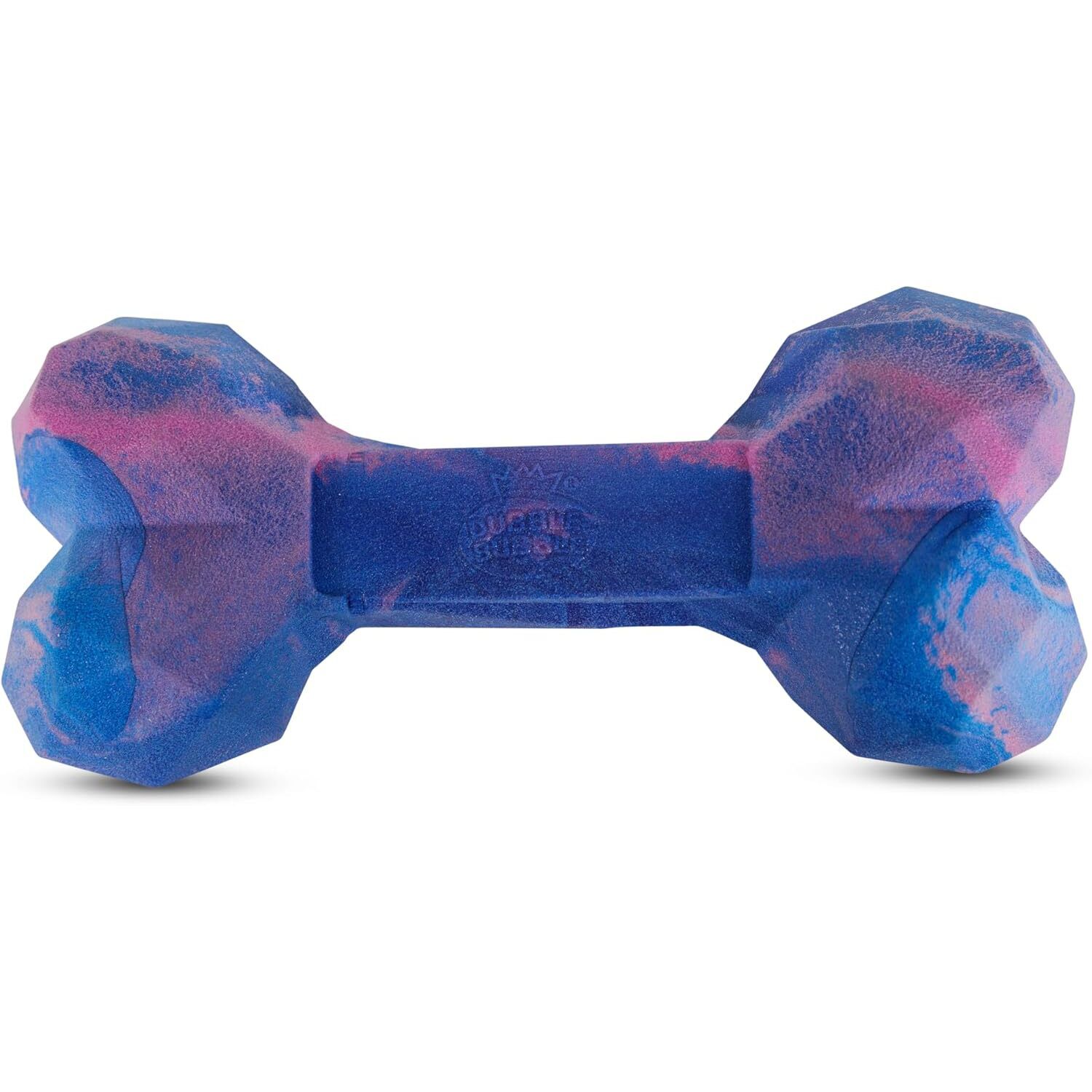 Tootsie Double Bubble Geo Bone Durable Dog Chew Toy, 6"