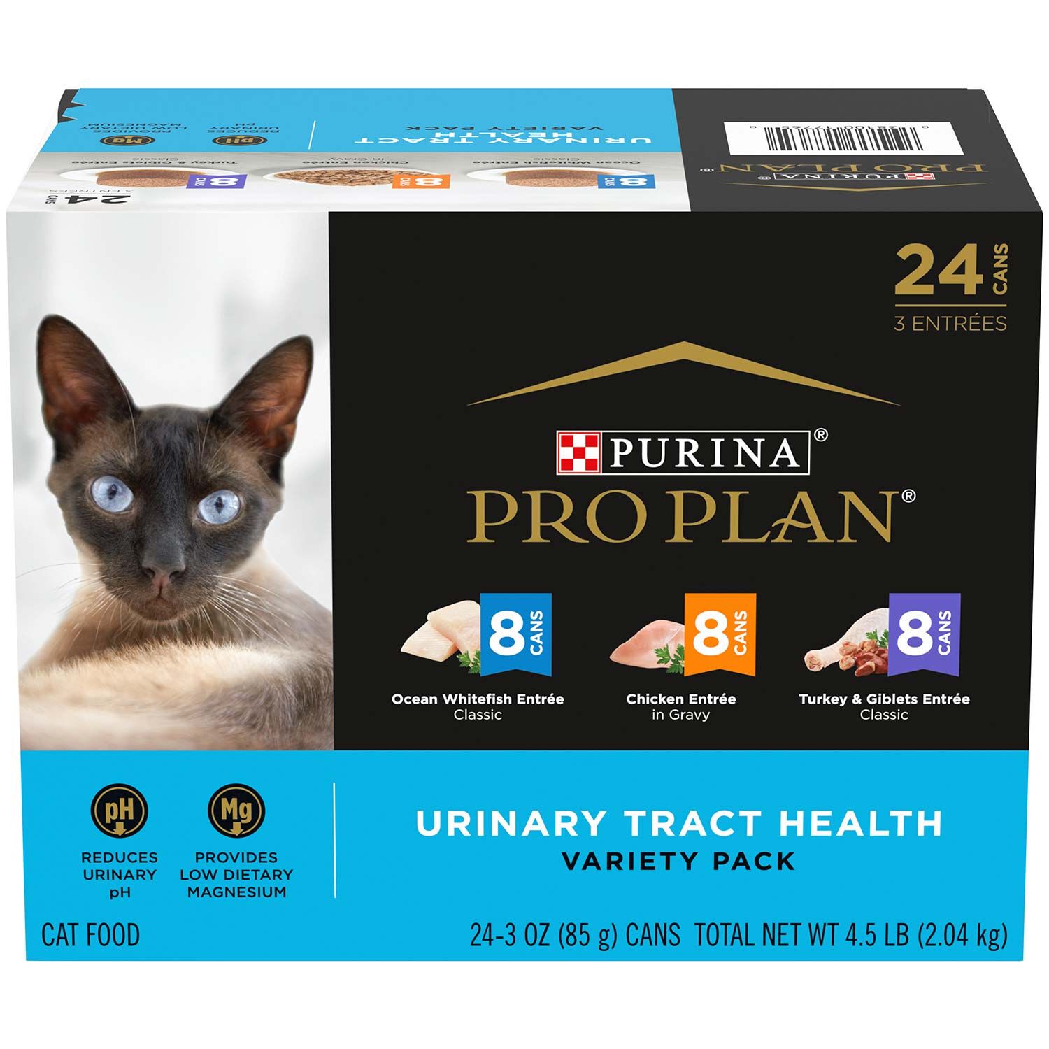 Purina Pro Plan Urinary Tract Health Canned Cat Food Variety Pack - 24 3Oz Cans