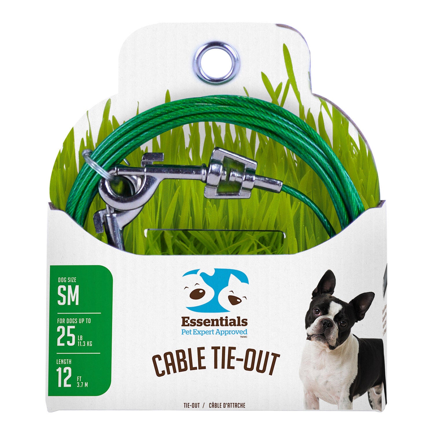 Boss Pet Small Dog Tie-Out 12'