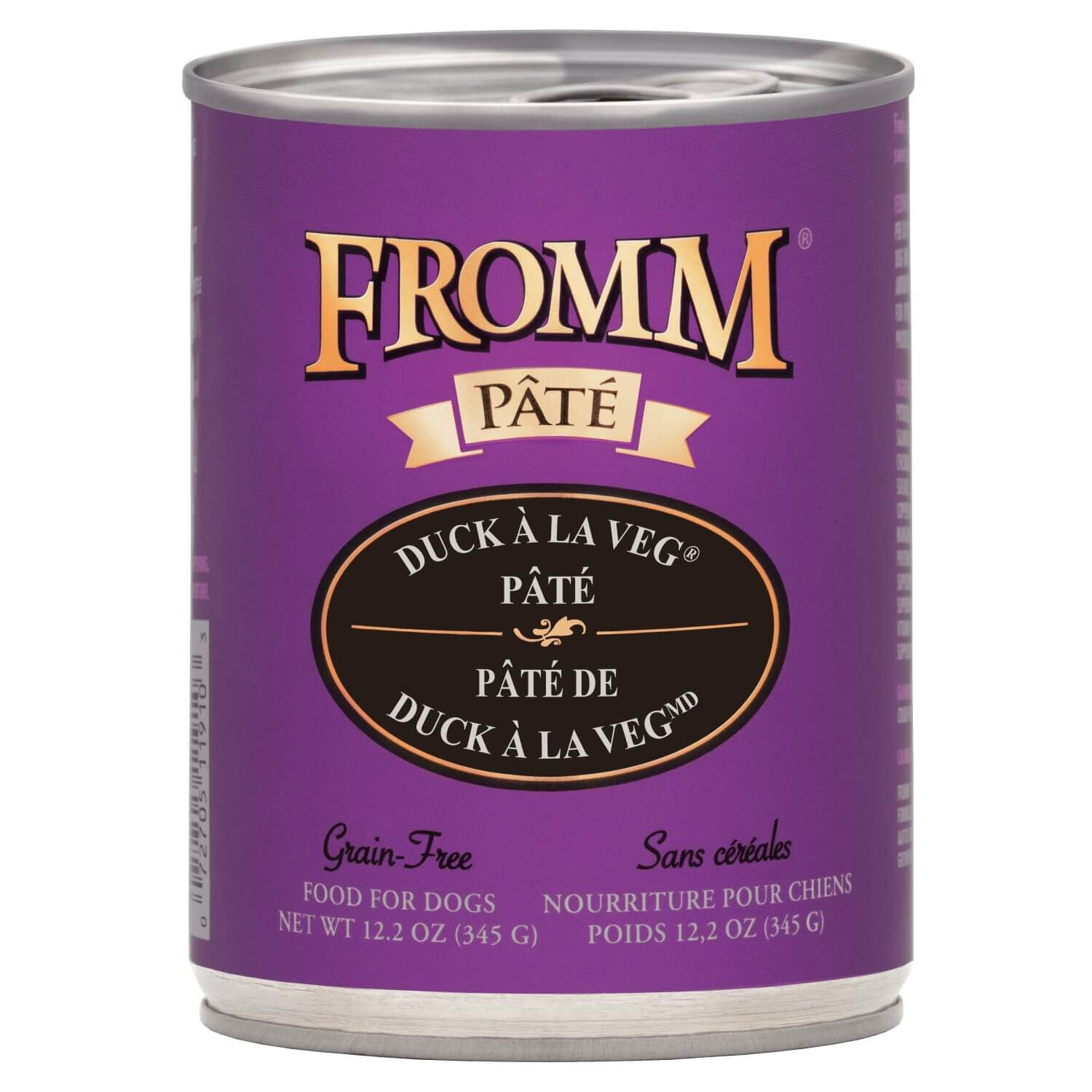 Fromm P&acirc;t&eacute; Duck &Agrave; La Veg&reg; P&acirc;t&eacute; Food For Dogs 12.2 Oz