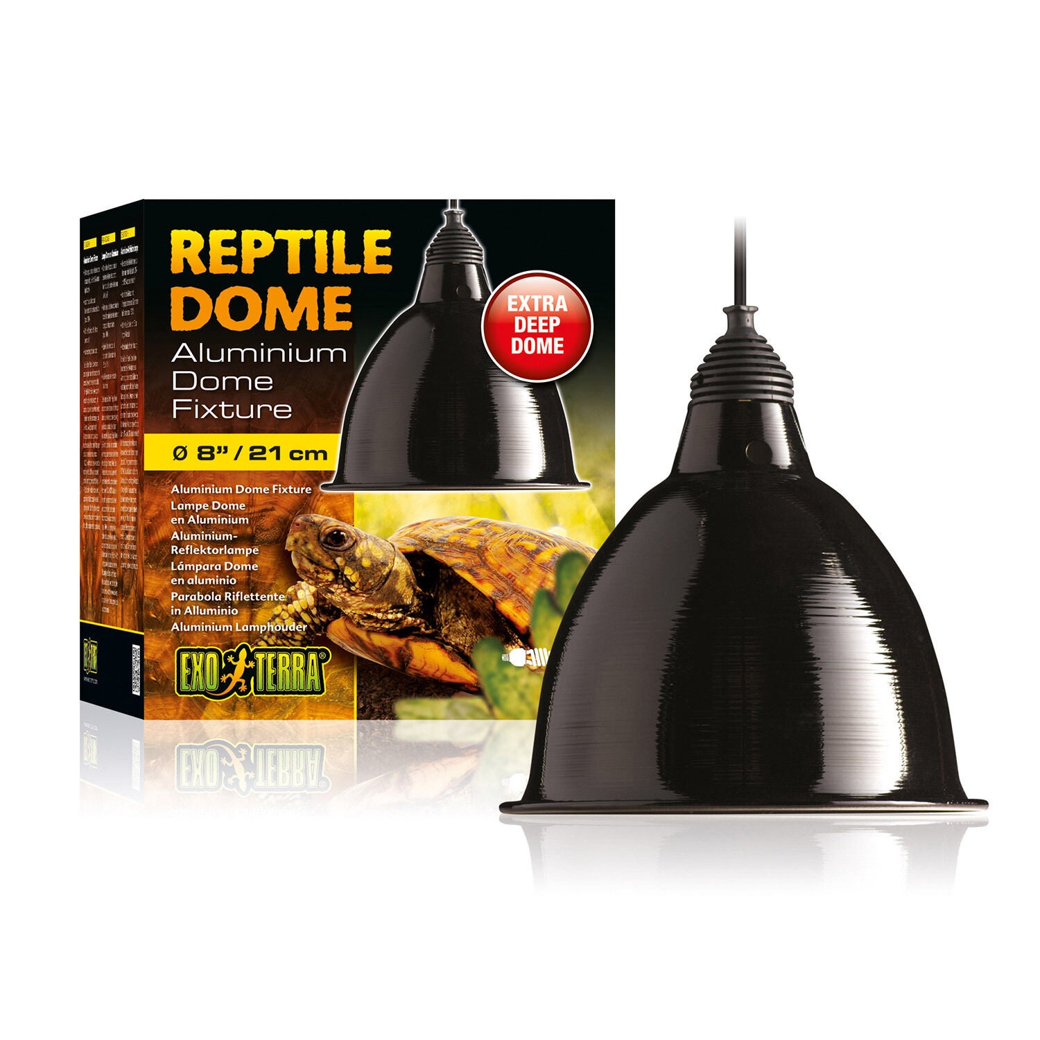 Exo Terra Aluminum Dome Fixture For Reptiles